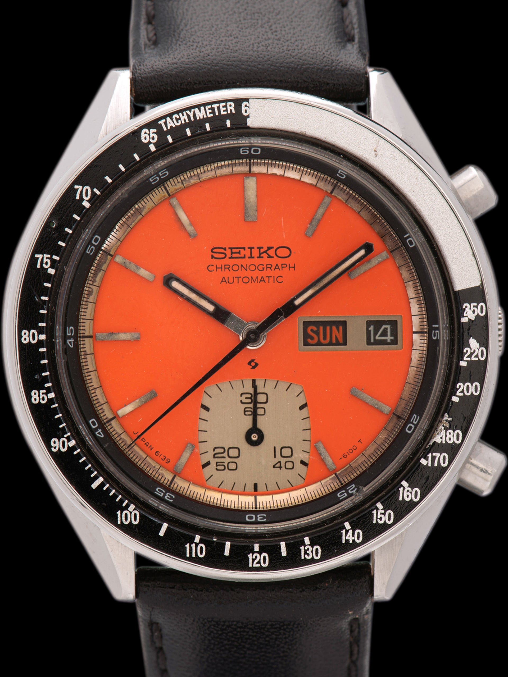 1977 Seiko Automatic Chronograph (Ref. 6139-6040) Orange Dial