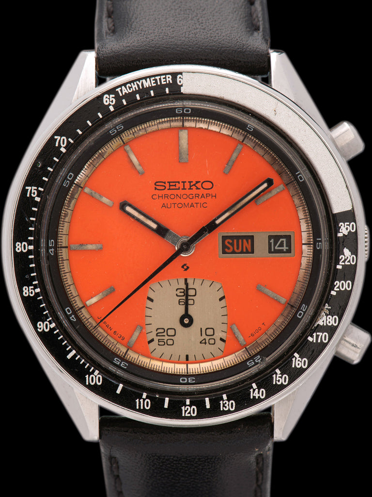 1977 Seiko Automatic Chronograph (Ref. 6139-6040) Orange Dial
