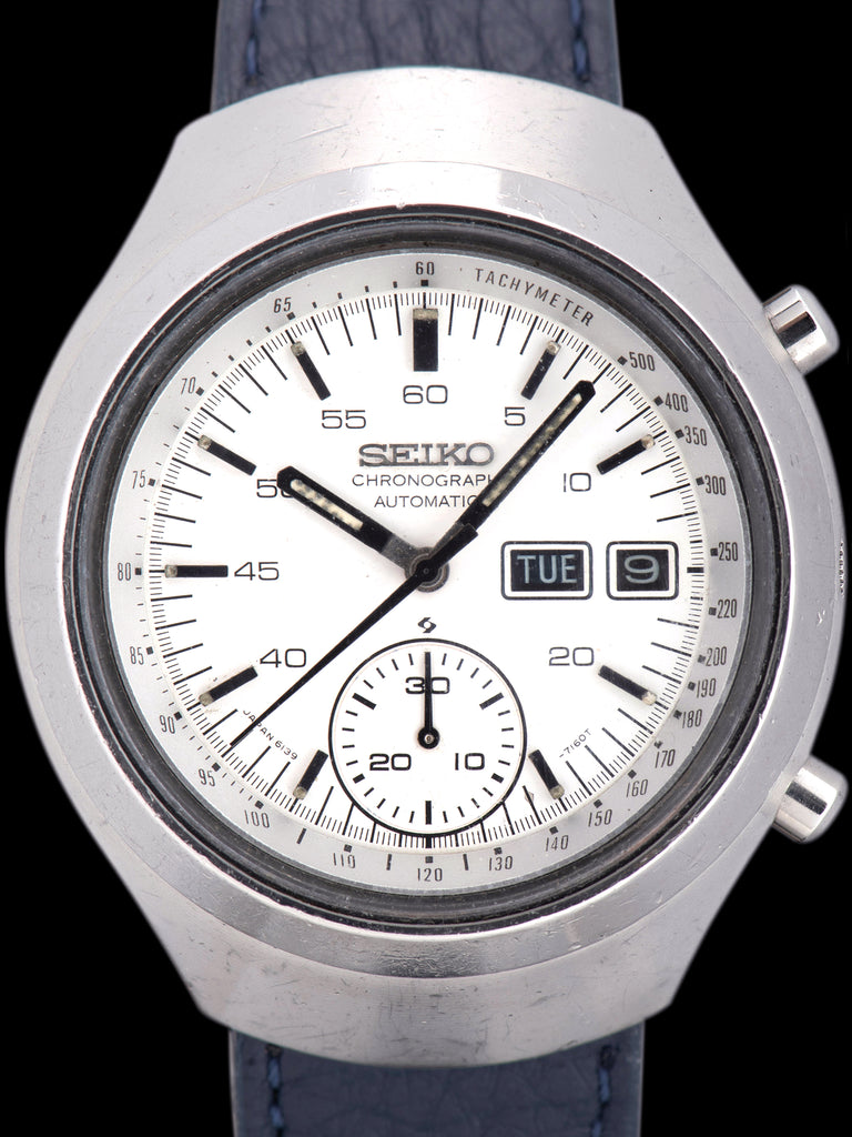 1977 Seiko Automatic Chronograph (Ref. 6139-7101) White Dial