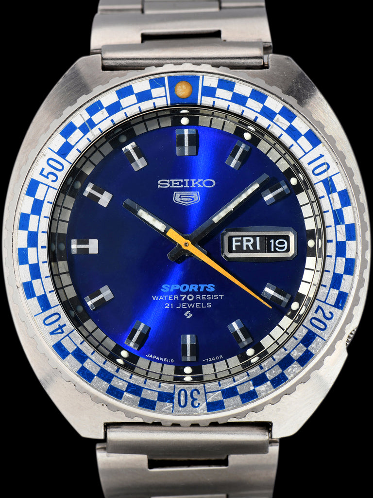 1971 Seiko 5 Sports Rally (Ref. 6119-7173) Blue