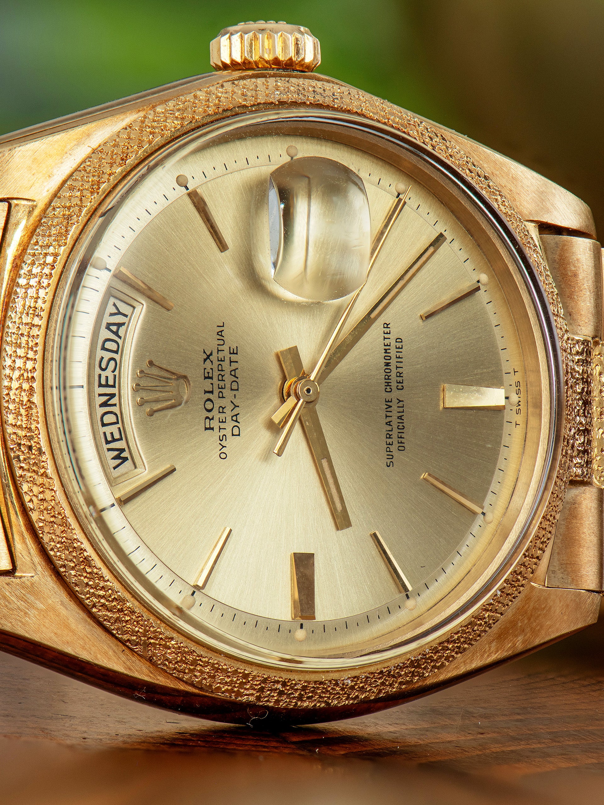 1969 Rolex DayDate 18K YG "Morellis" (Ref. 1811) Champagne "Doorstop"
