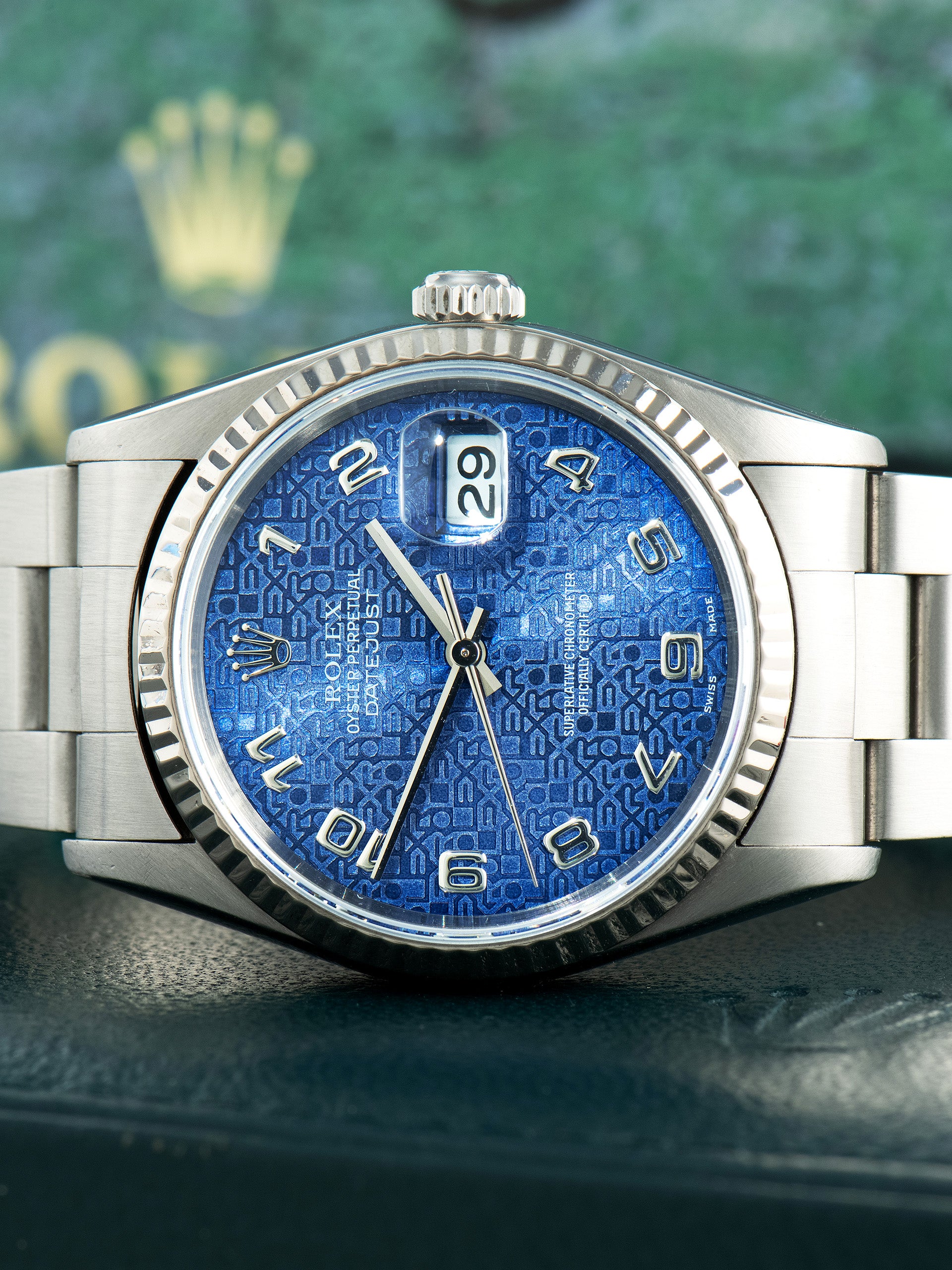 2001 Rolex Datejust (Ref. 16234) Blue 