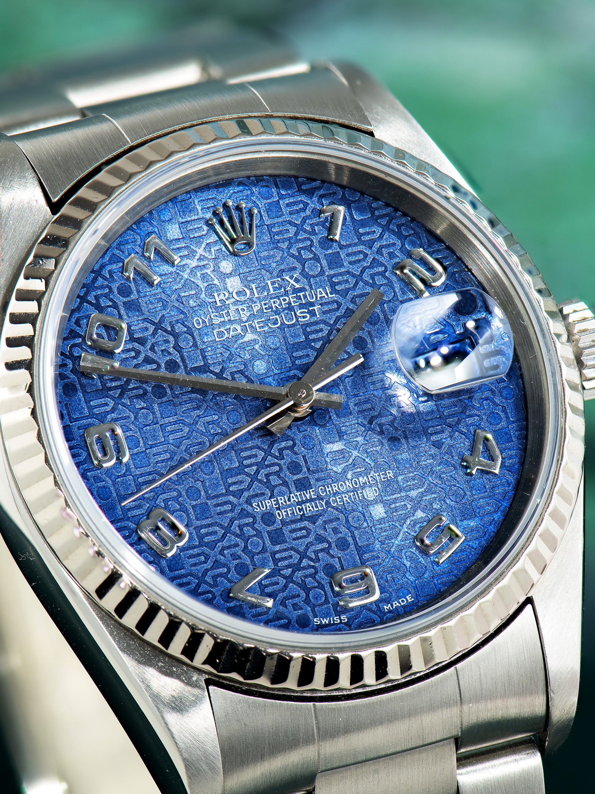 2001 Rolex Datejust (Ref. 16234) Blue 