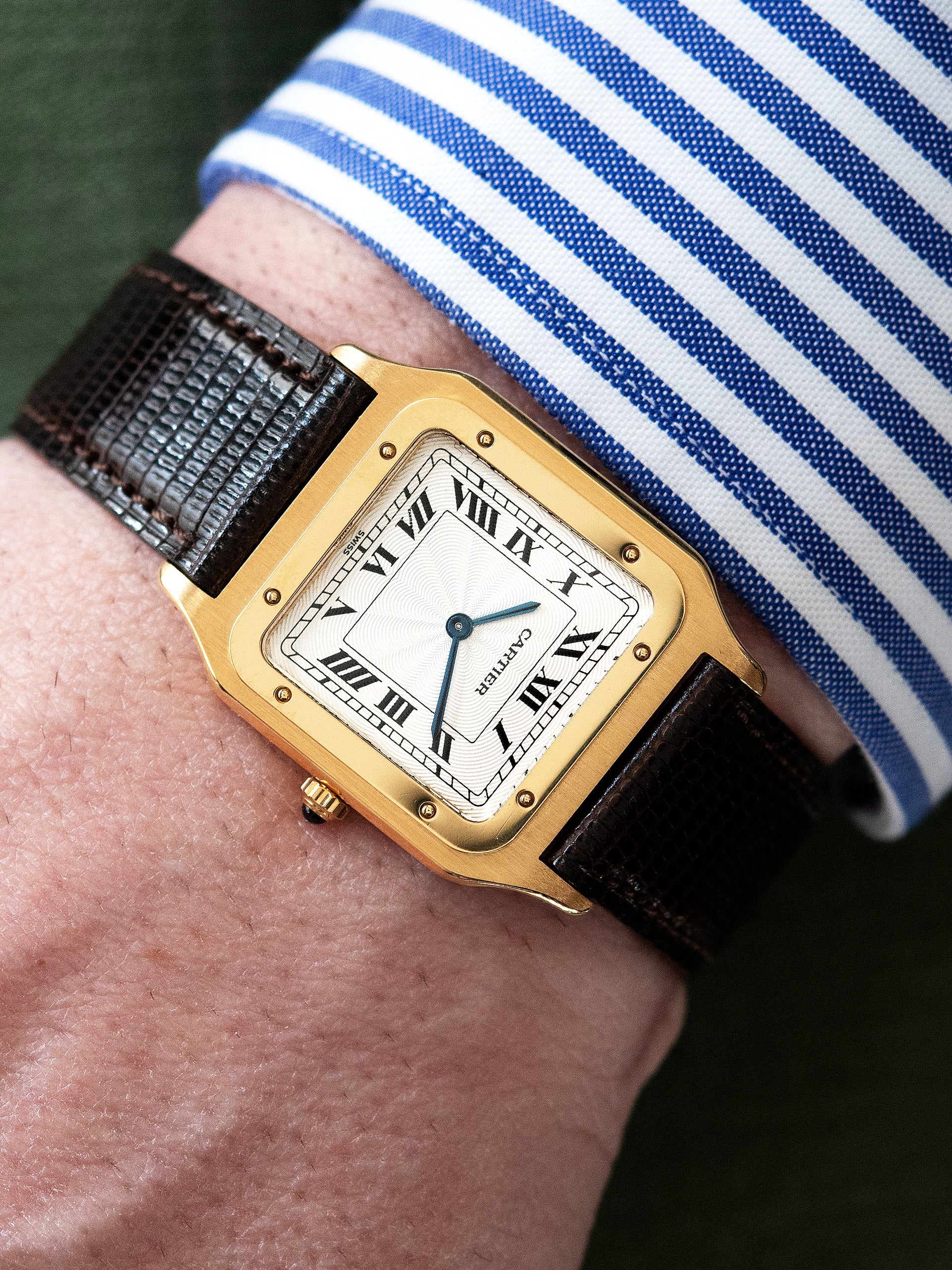 1980s Cartier Santos-Dumont 18K YG 