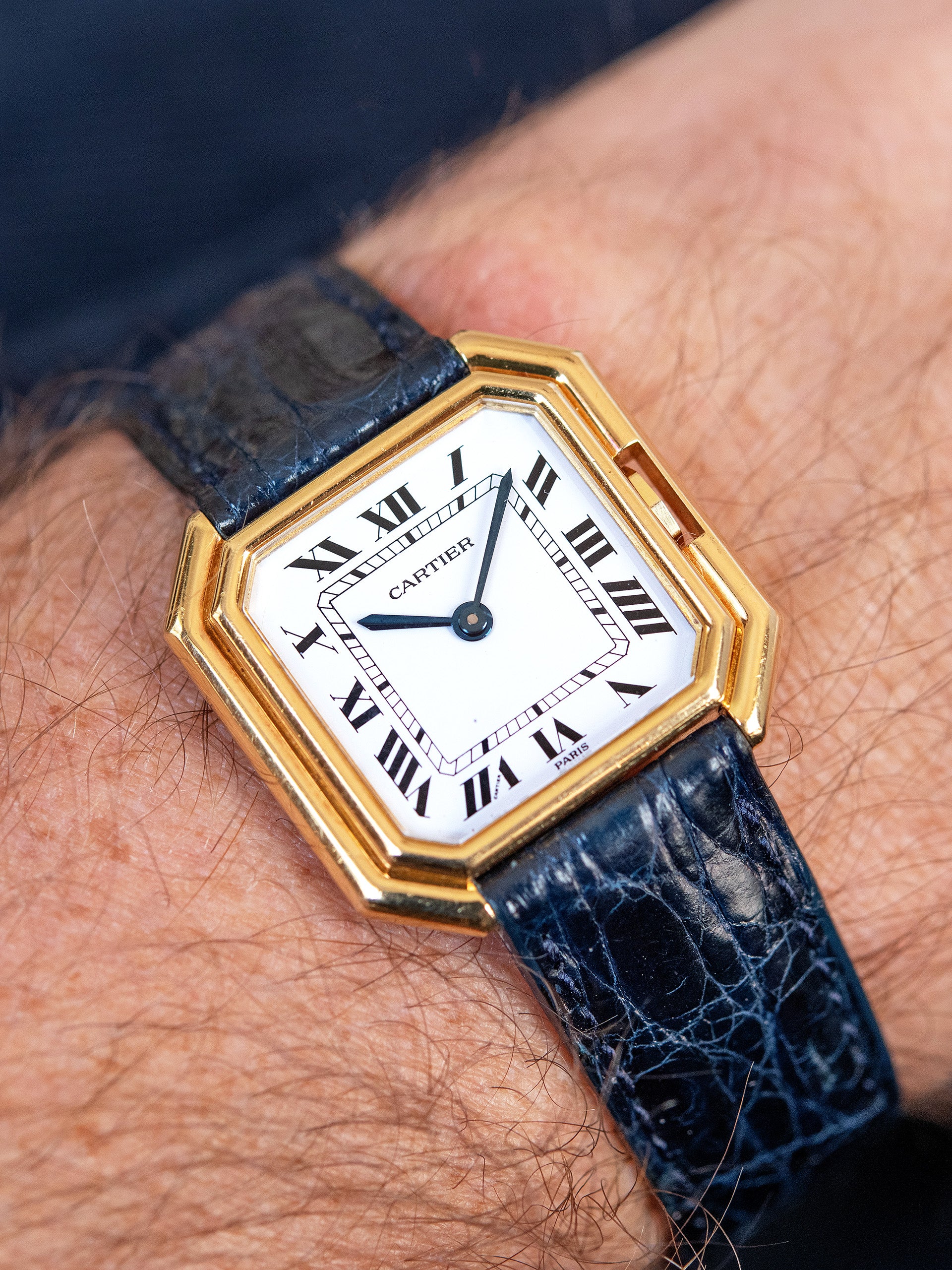 *Unpolished* 1970s Cartier Paris Ceinture 18K YG (Ref. 78099)