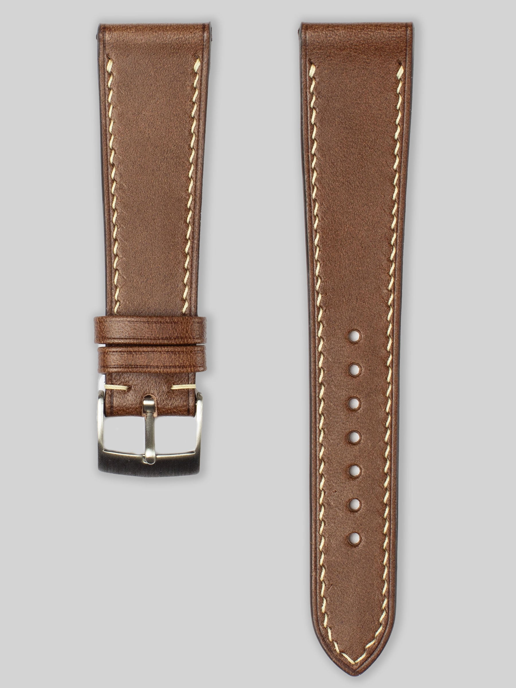 Buttero Leather Watch Strap - Brown
