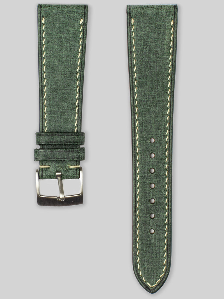 Babele Leather Watch Strap - Forest