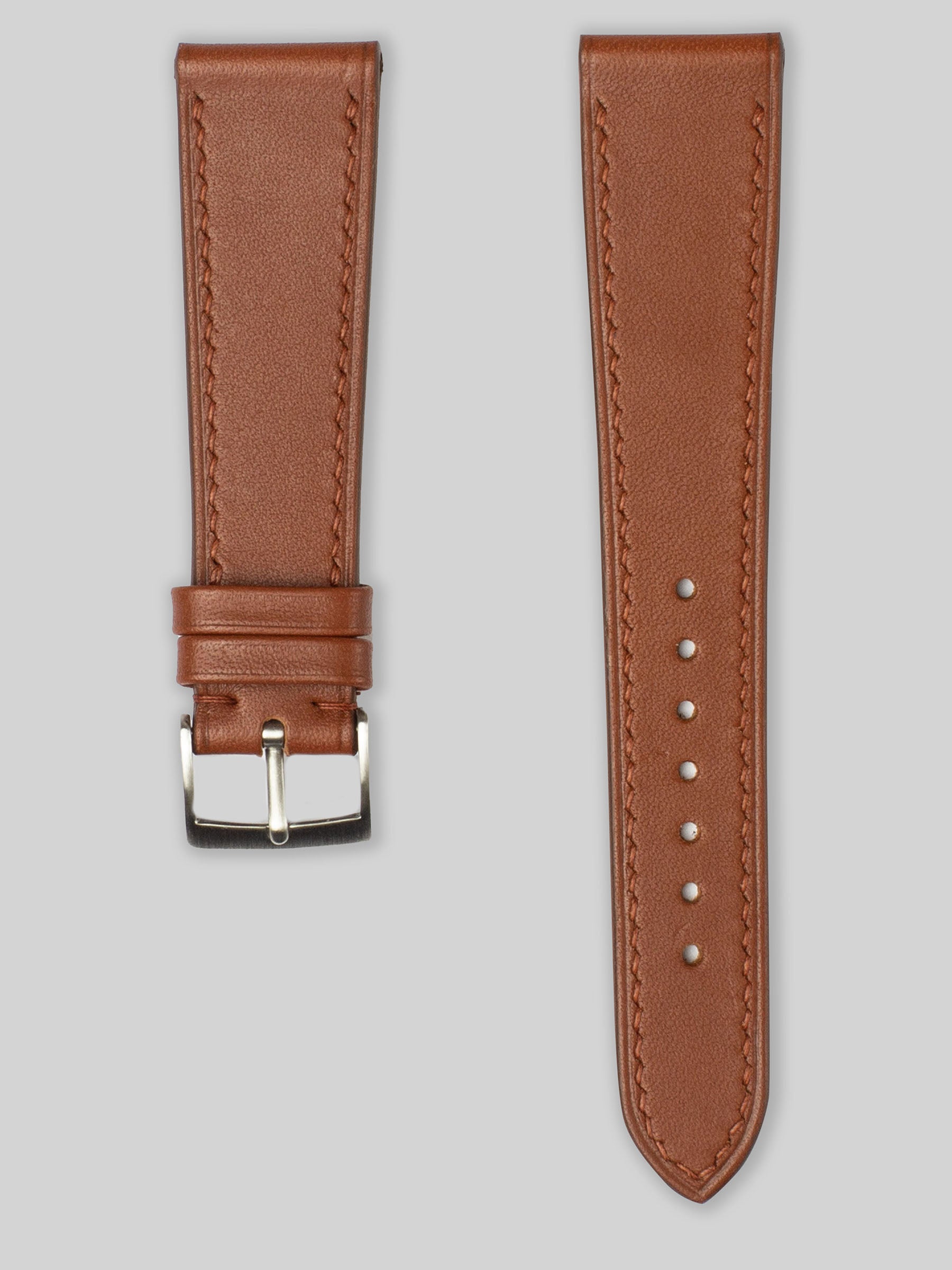 Barenia Leather Watch Strap - Brown