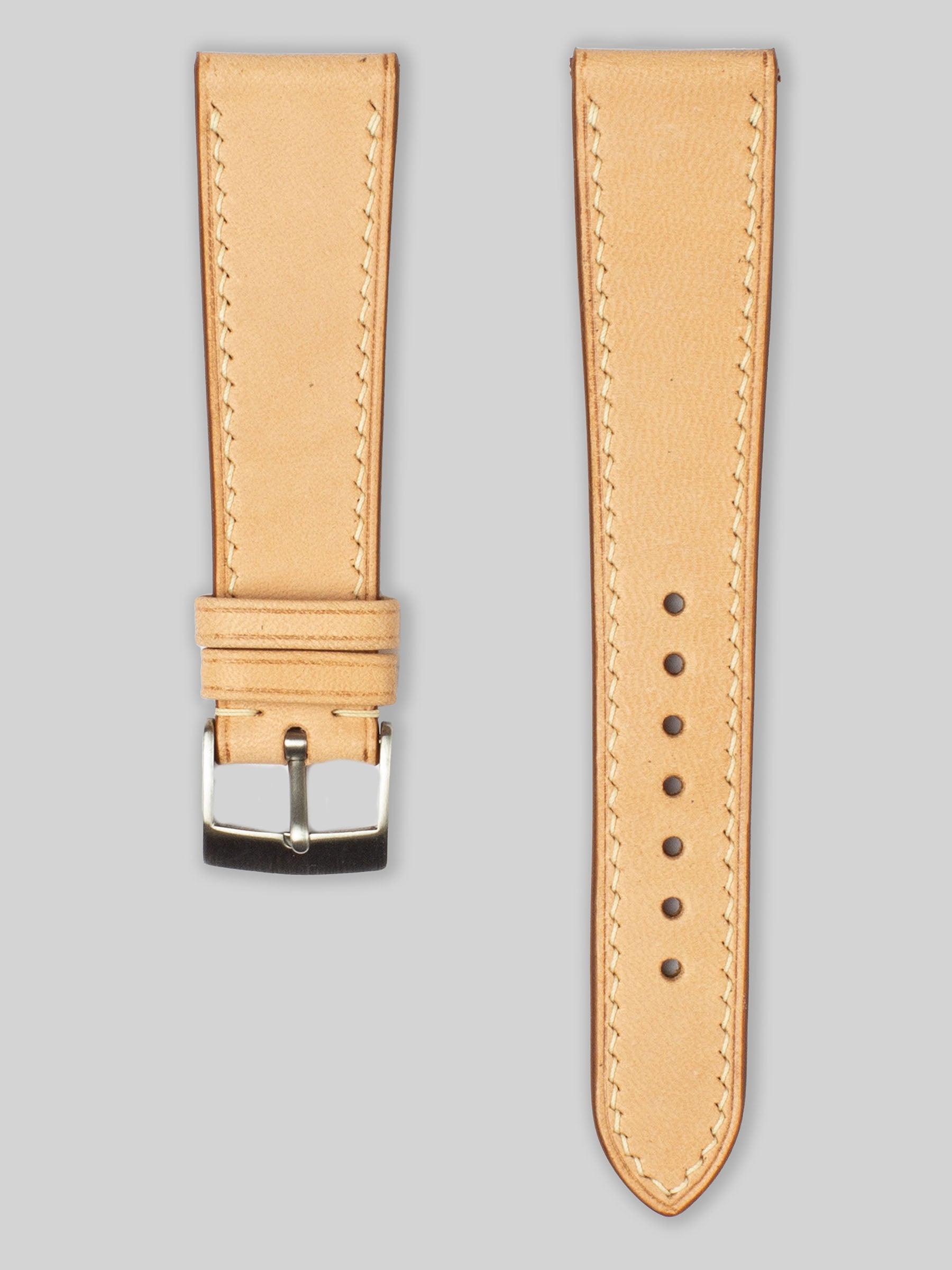 Buttero Leather Watch Strap - Natural