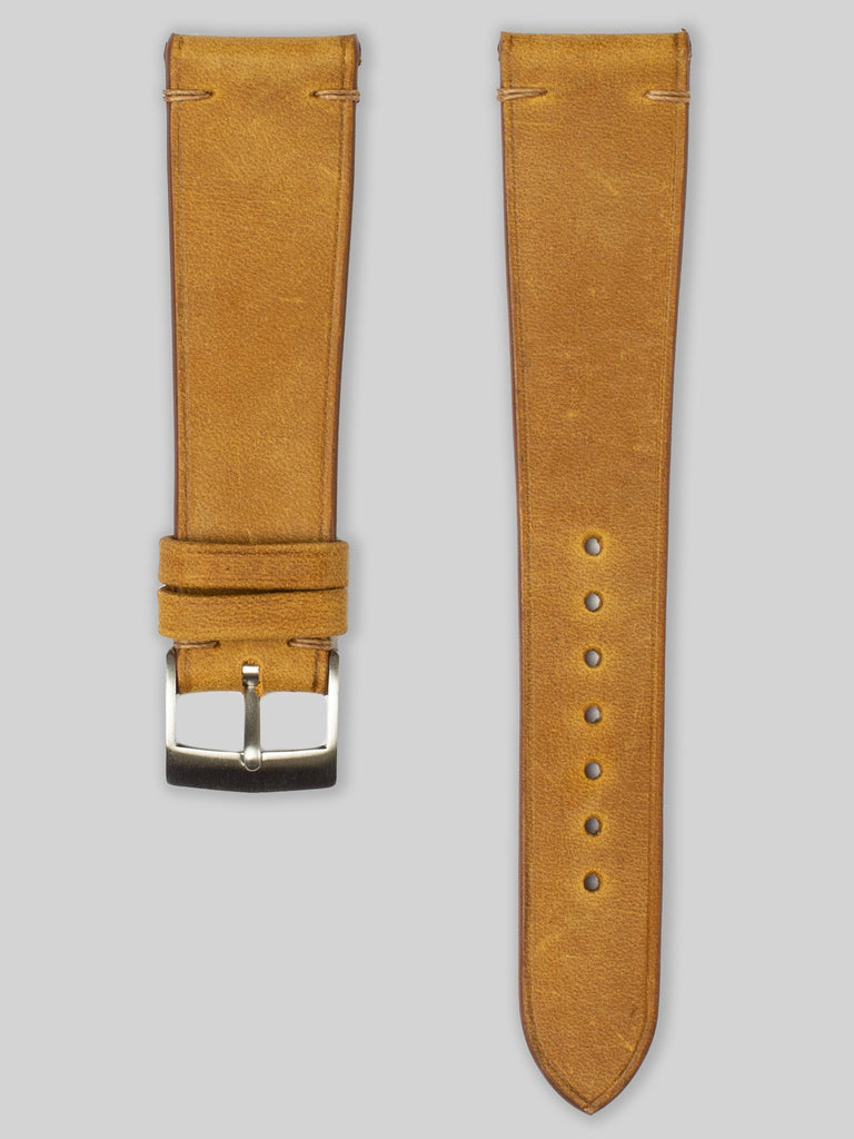 Horse Hide Leather Watch Strap - Blonde