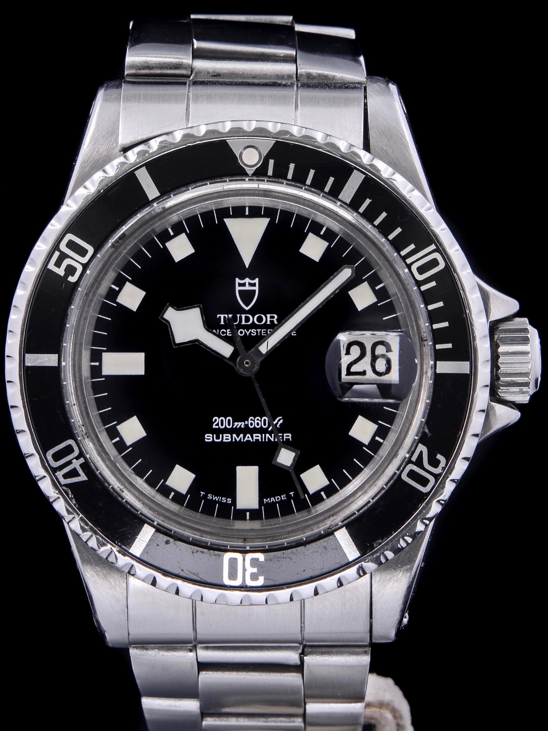 1981 Tudor Submariner (Ref. 94110) "Snowflake" with Box and Service Card
