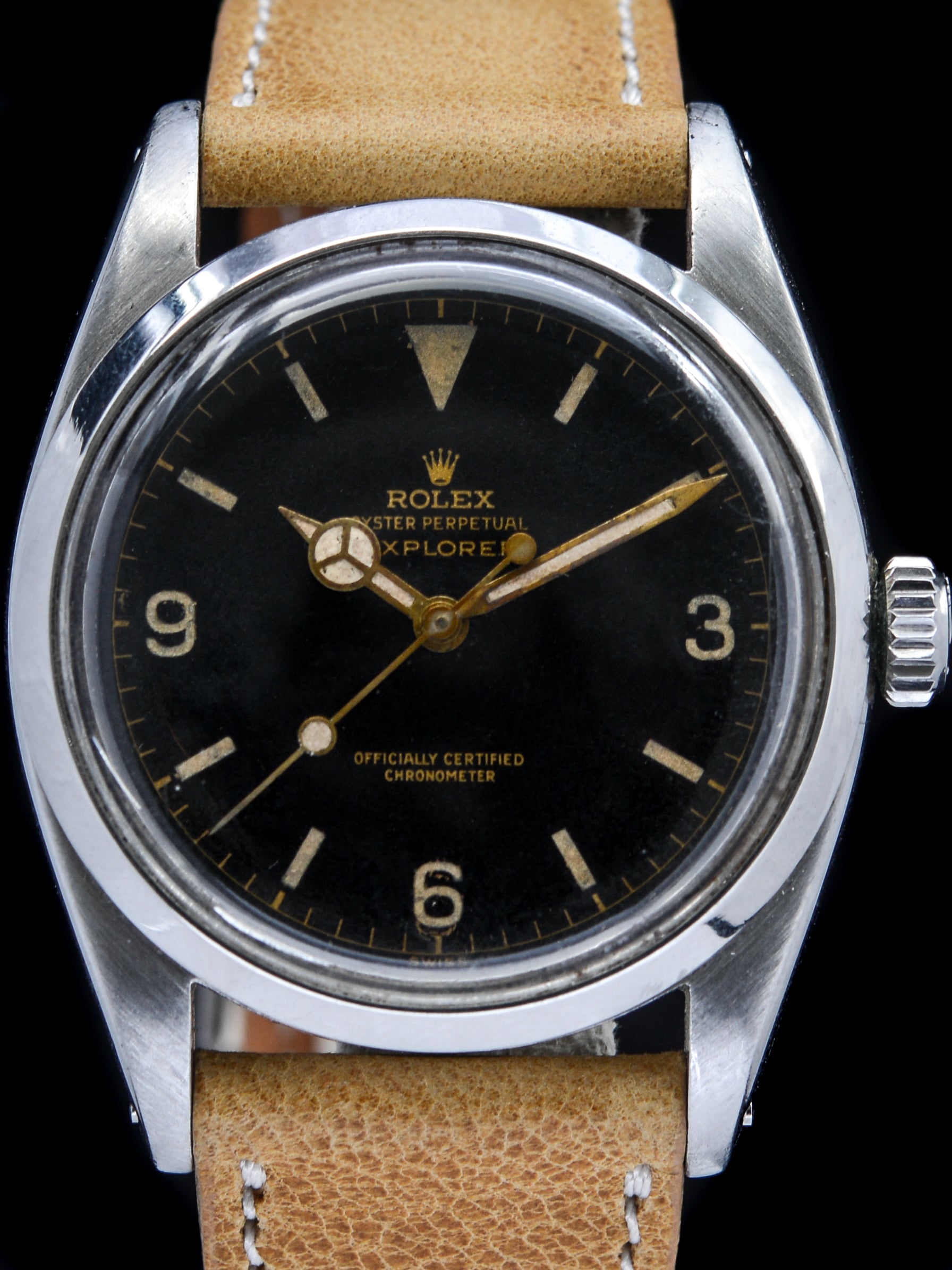 1956 Rolex Explorer I (Ref. 6610) "SWISS only" Chapter Ring