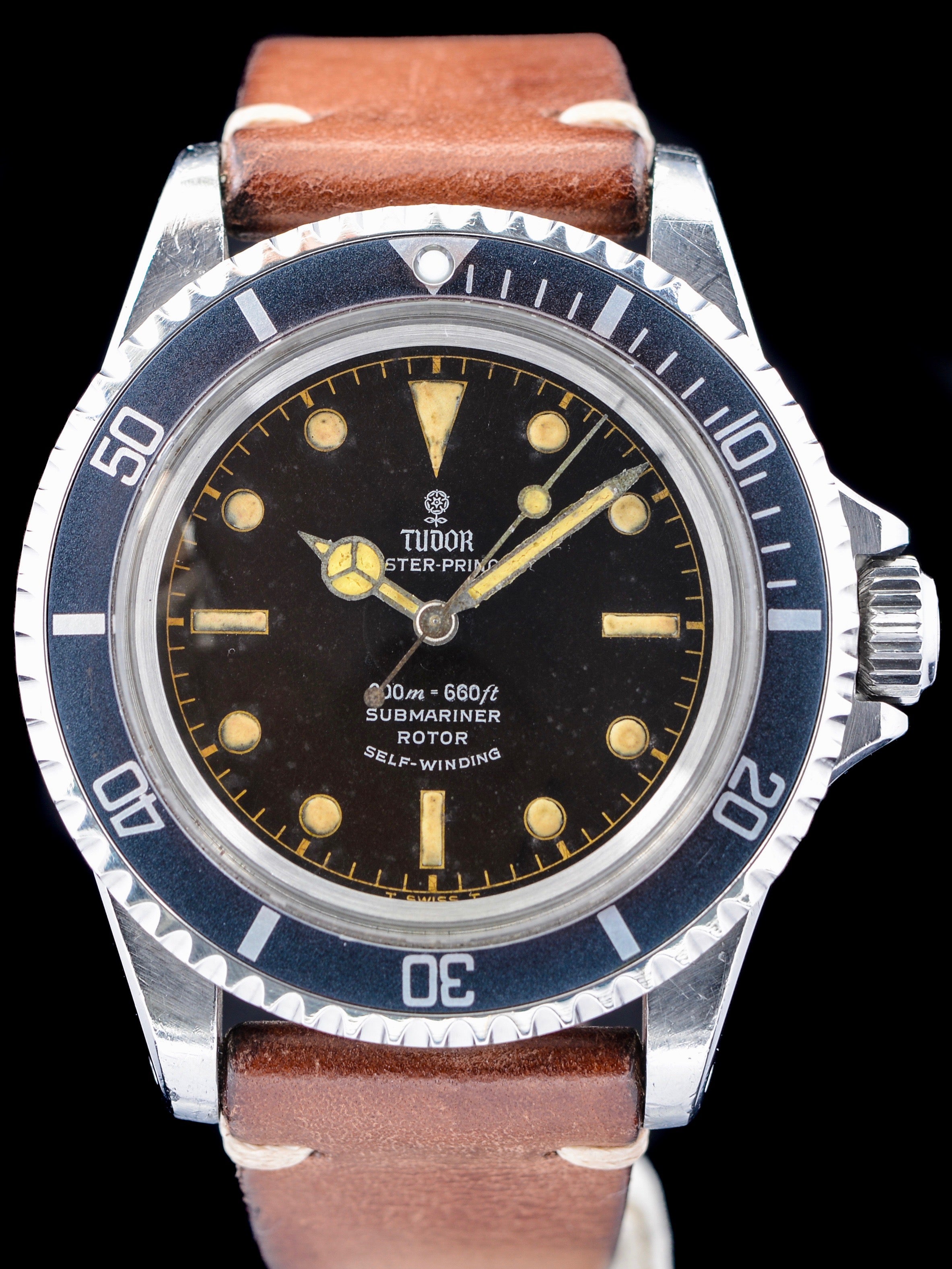 1965 Tudor Submariner (Ref. 7928) "Tropical Chapter Ring Dial"