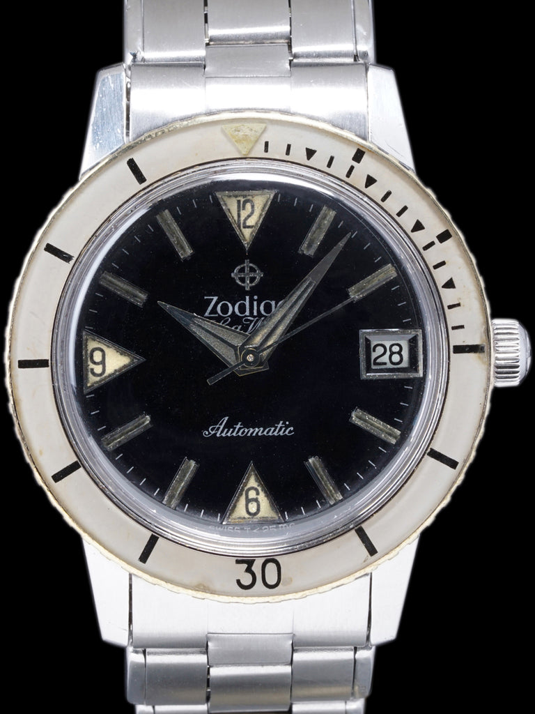 1970s Zodiac Sea Wolf (Ref. 722-946B) "White Bezel"