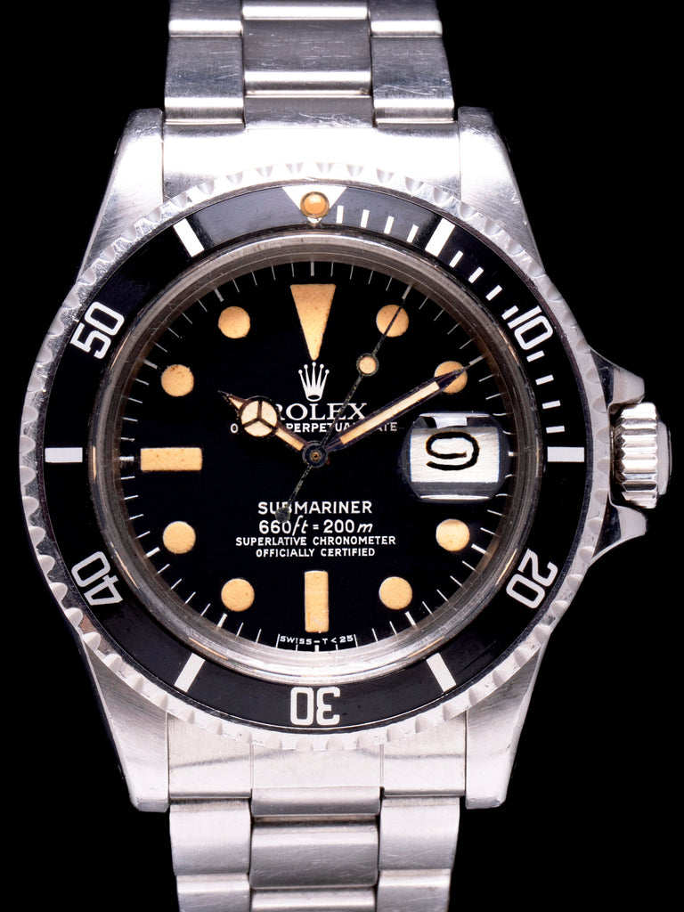 Unpolished 1978 Rolex Submariner (Ref.1680) "Pumpkin"