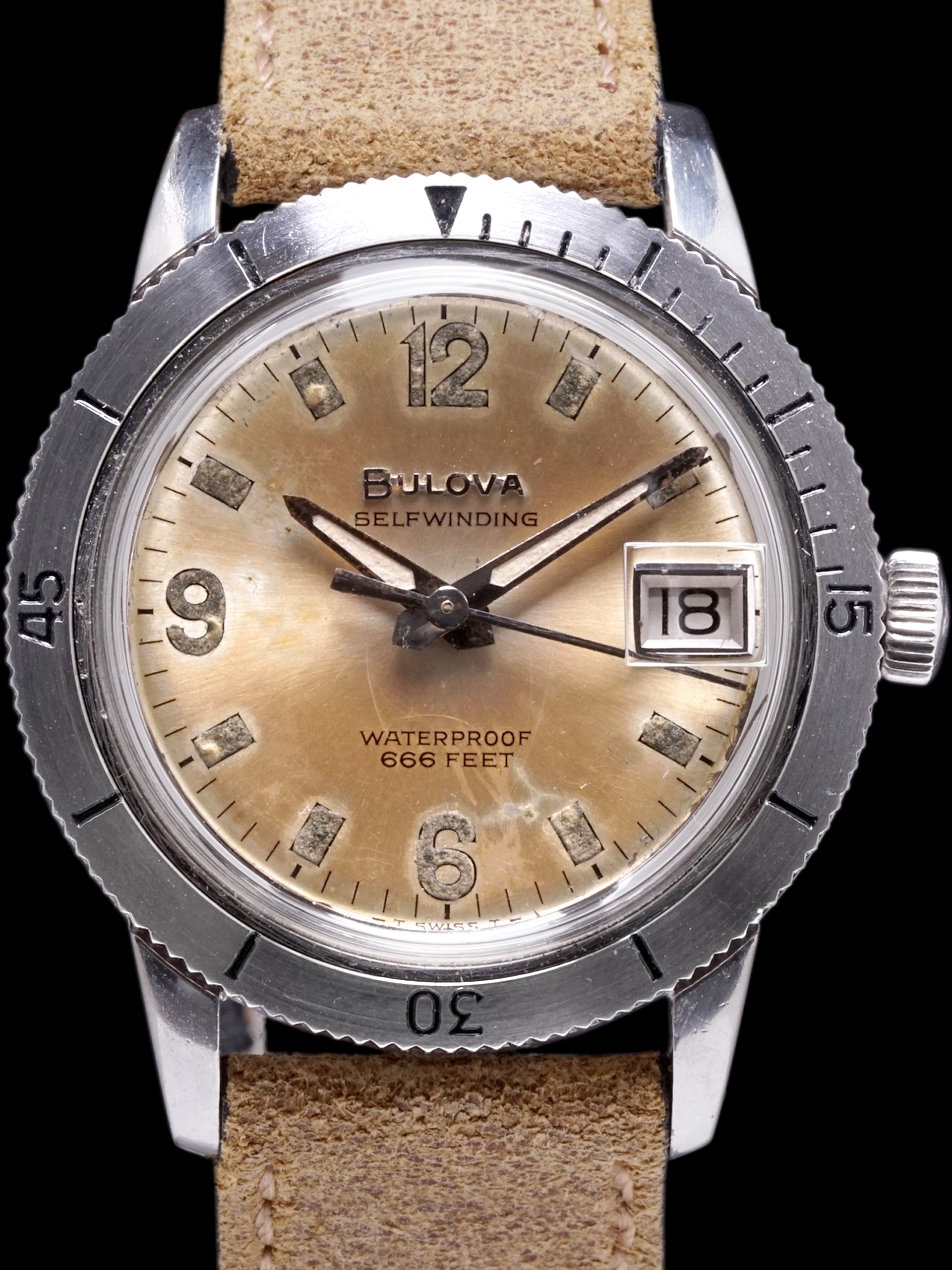 1966 Bulova Snorkel Skindiver (Ref. 386-1) “666 Feet”