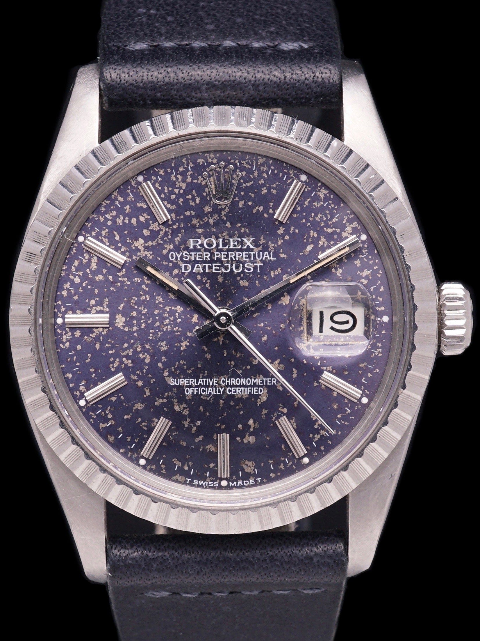 1982 Rolex Datejust (Ref. 16030) Blue "Tropical" Dial