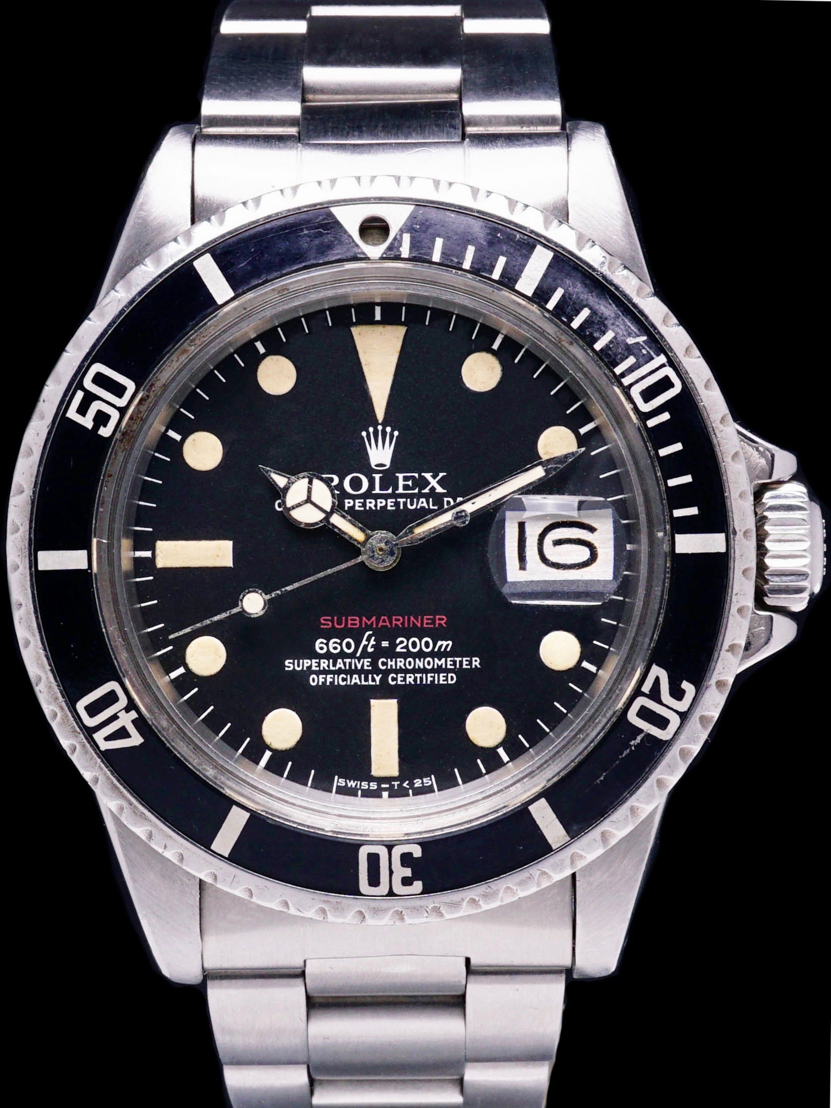 1970 Rolex Red Submariner (Ref. 1680) Mk. V Dial