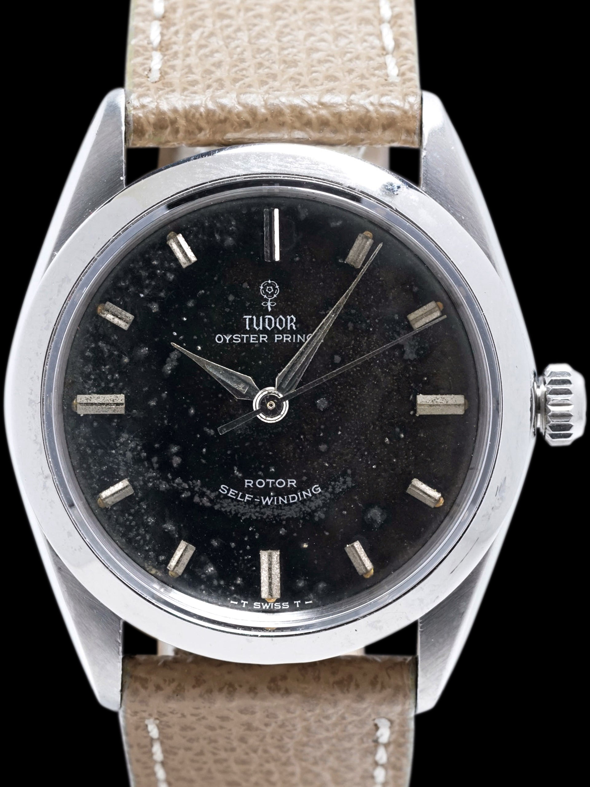 1965 Tudor Oyster Prince (Ref. 7995) Black Gilt Dial