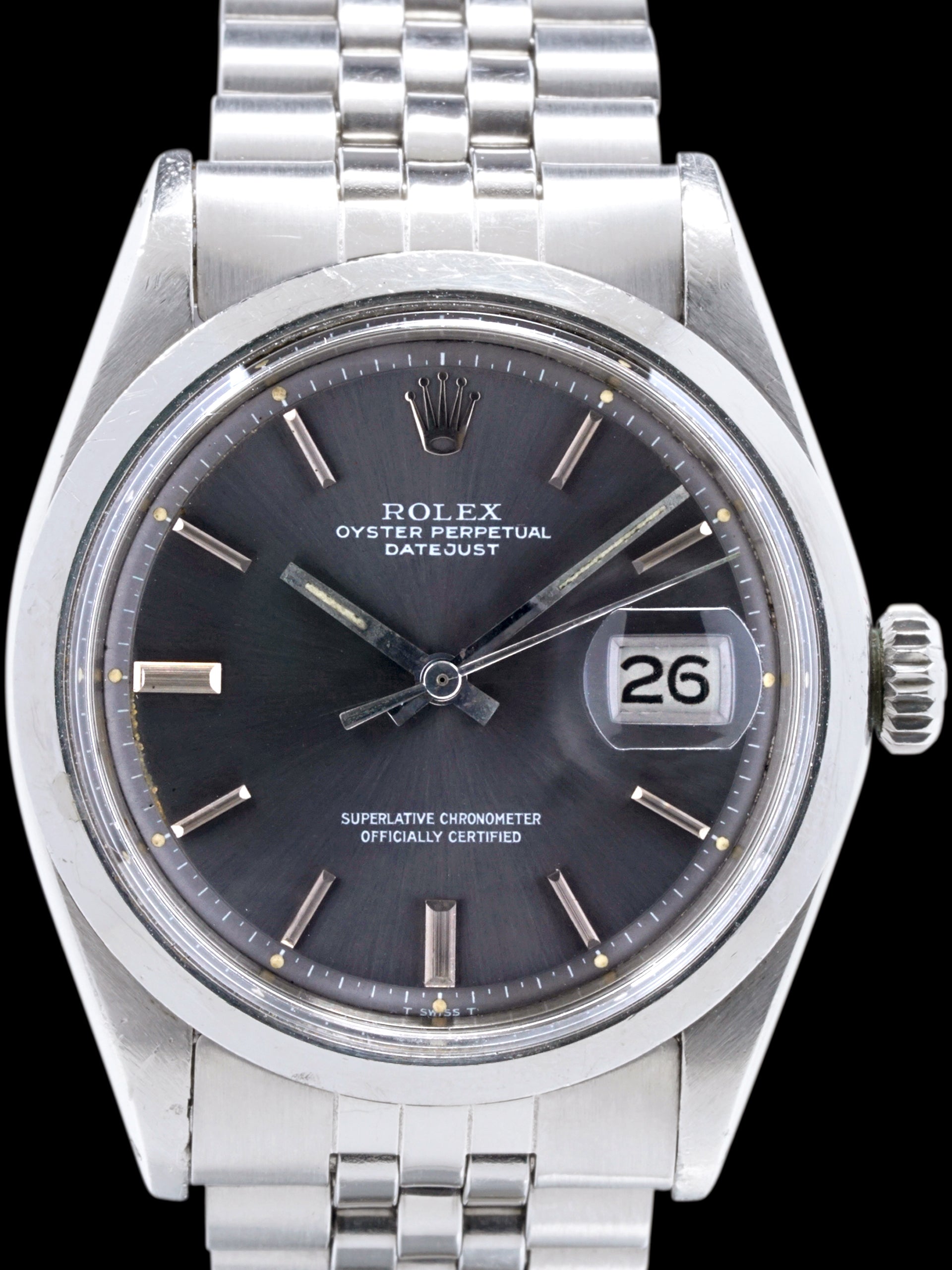 1970 Rolex Datejust (Ref. 1600) Grey Dial