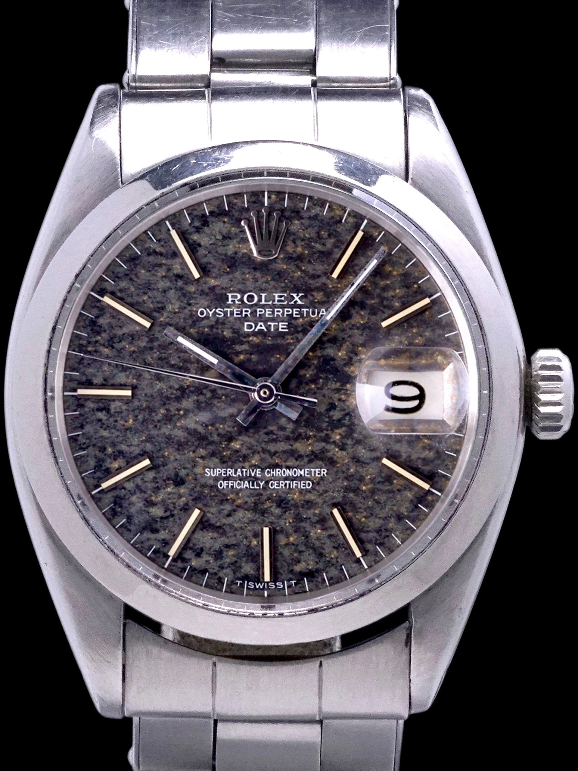 Tropical 1968 Rolex Oyster-Perpetual Date (Ref. 1500) "Camouflage Dial"