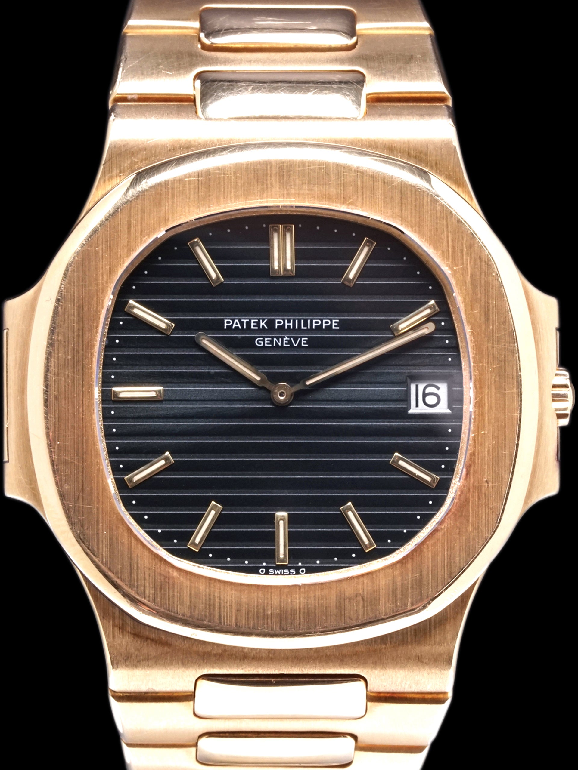 1980 Patek Philippe Nautilus "Jumbo" (Ref. 3700/1J) 18K YG W/ Extract From The Archive
