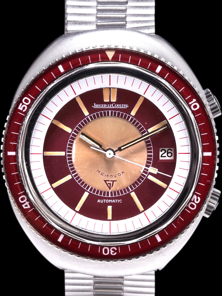 1970s Jaeger-LeCoultre Memovox Polaris II (Ref. E870) "Cranberry"