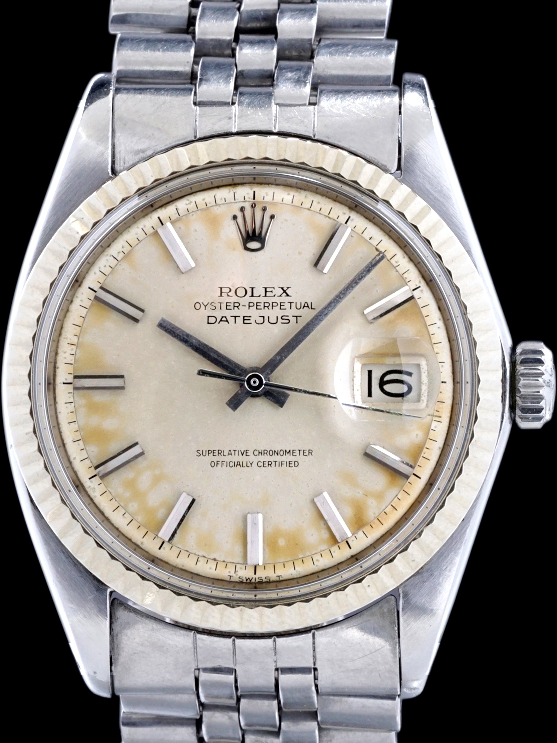 1965 Rolex Datejust (Ref. 1601) Non-Luminous Dial