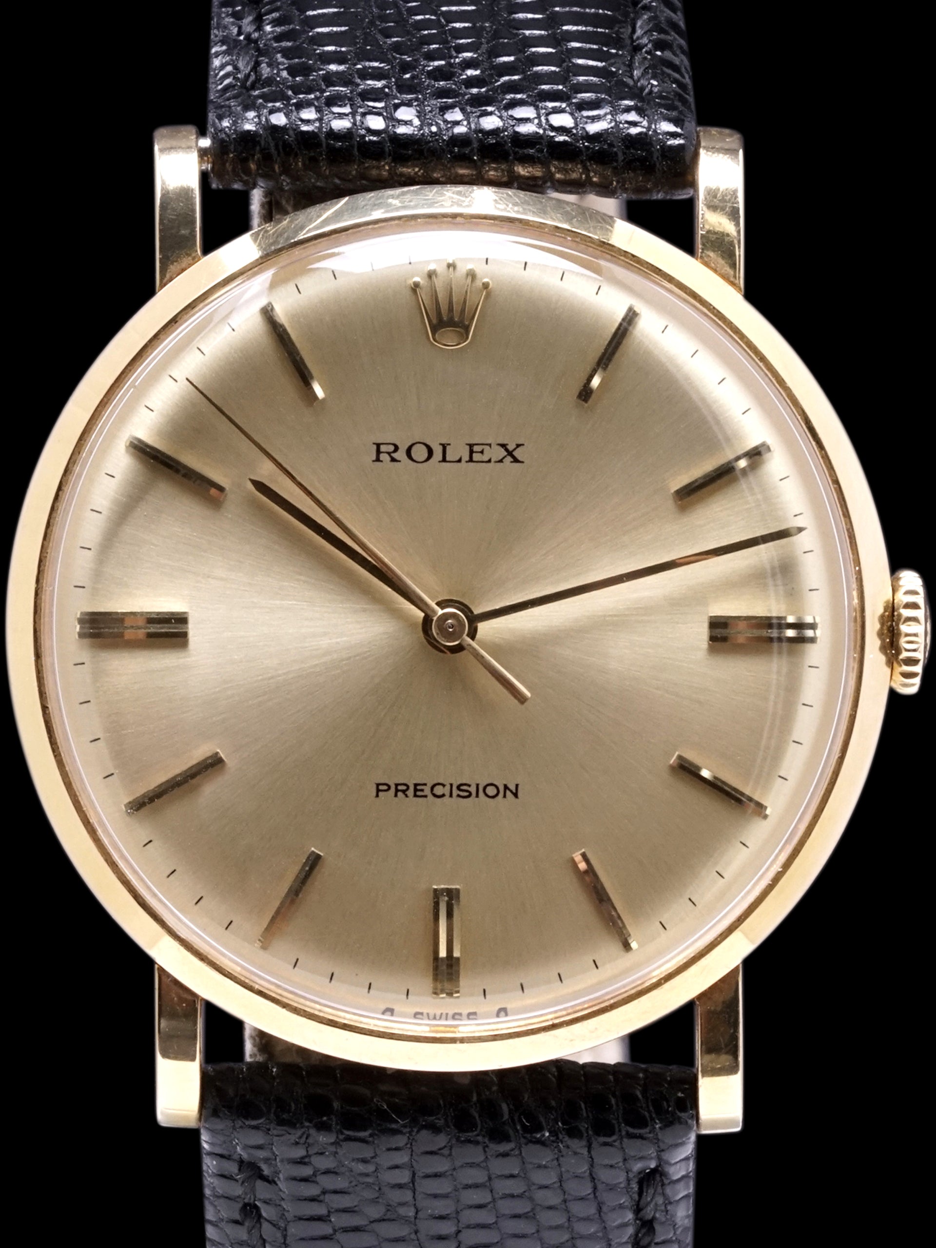 1973 Rolex Precision (Ref. 9659) 18k YG "Sigma Dial"