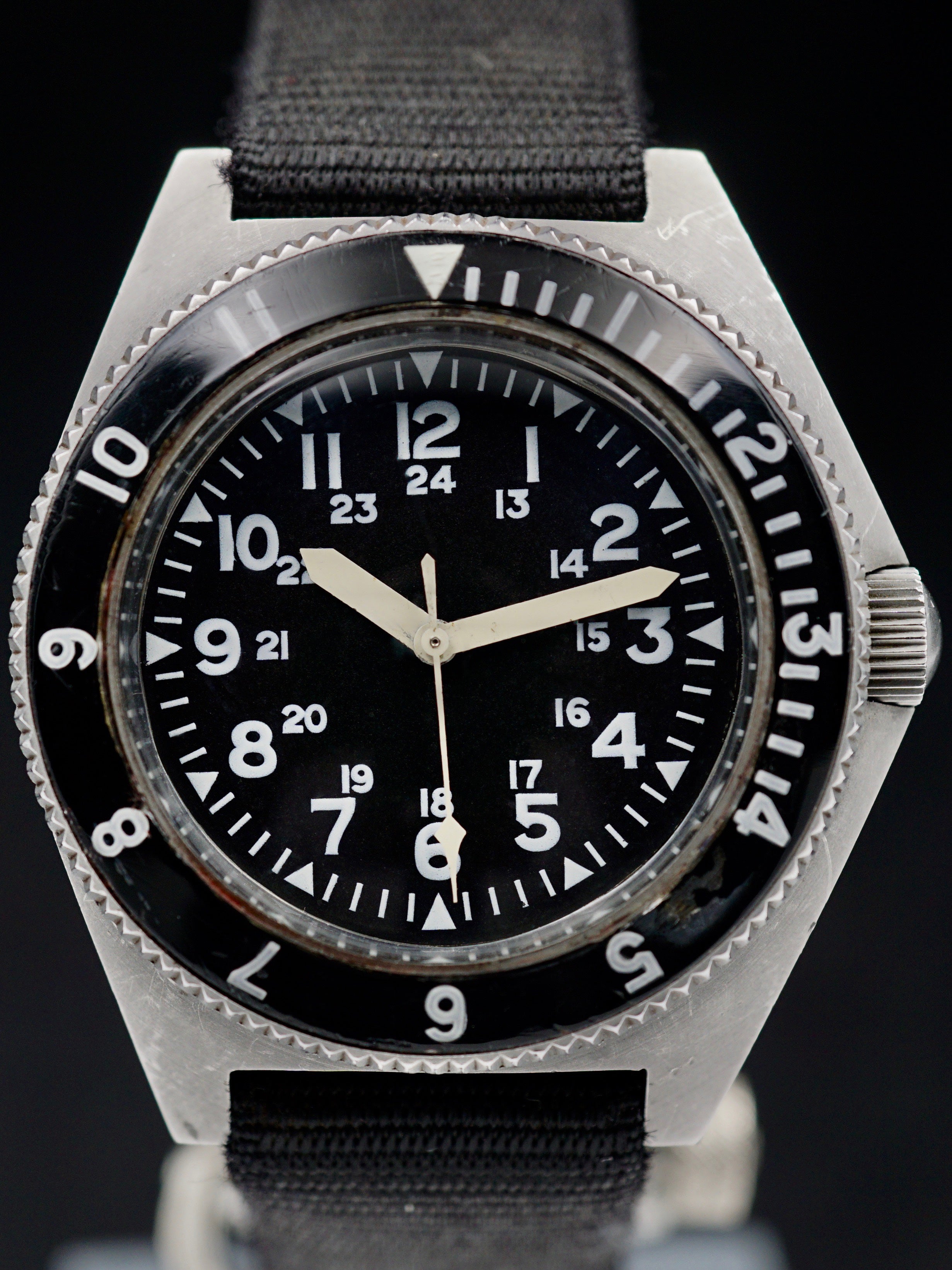 1980 Benrus Type-2 "Milsub" No Lume Dial