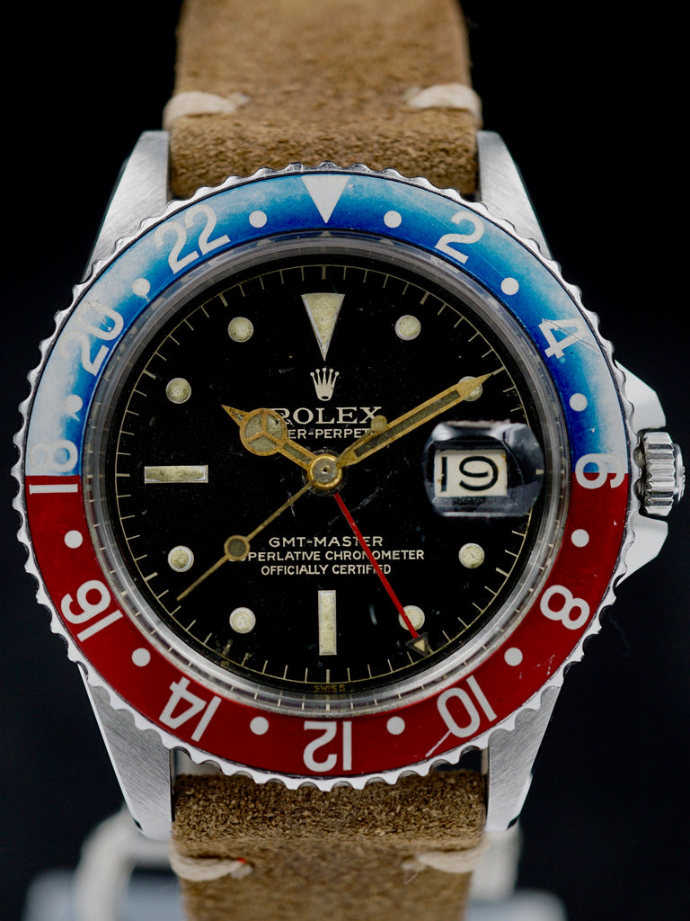 1960 Rolex GMT Master (Ref. 1675) GILT Chapter Ring Dial w/ PCG