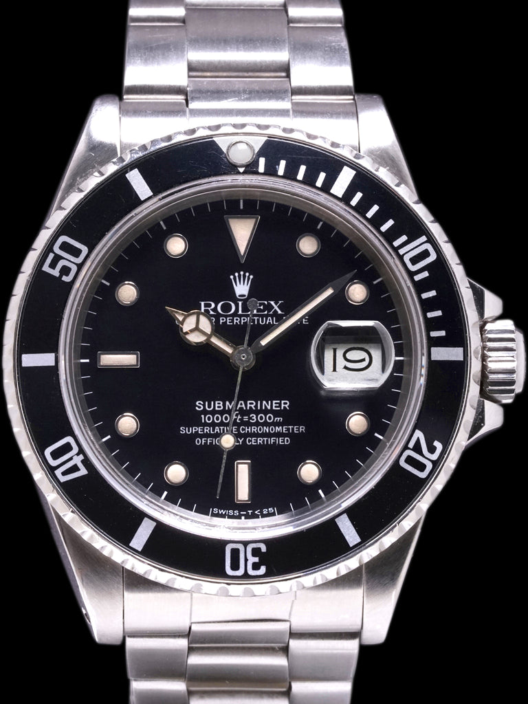 1986 Rolex Submariner (Ref.16800) W/ Guarantee Paper