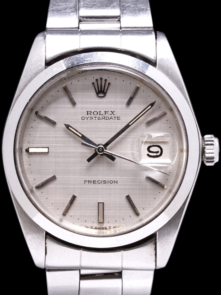 1973 Rolex Oysterdate Precision (Ref. 6694) Silver Linen Dial