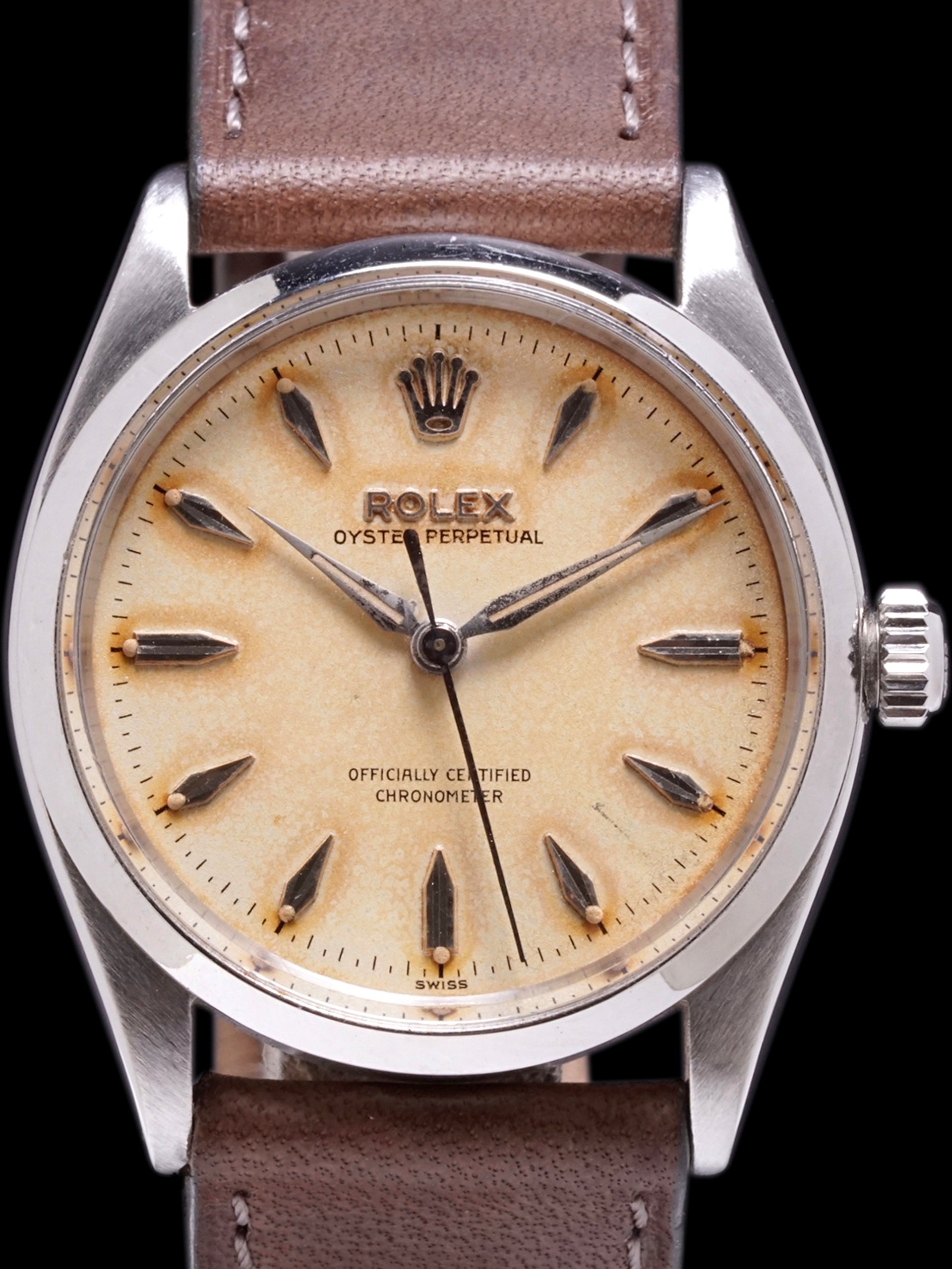 Tropical 1957 Rolex Oyster-Perpetual (Ref. 6564) "OCC" Dial