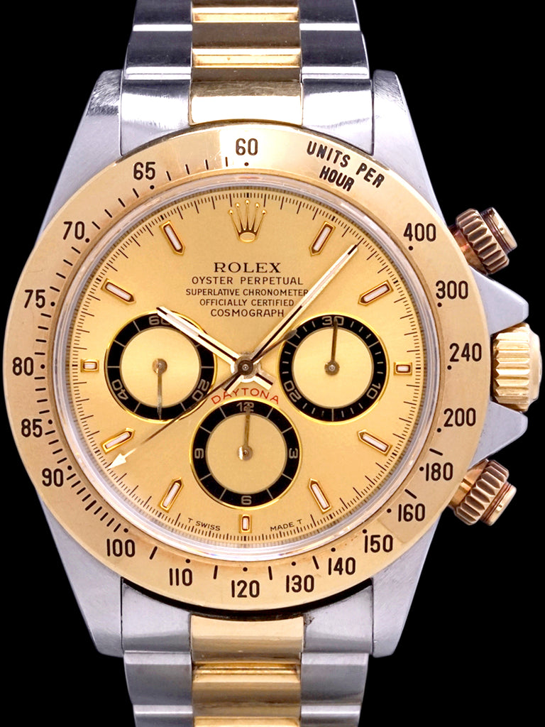 *Unpolished* 1996 Rolex Two-Tone Zenith Daytona (Ref. 16523) "Mk. IV" W/ Box & Papers