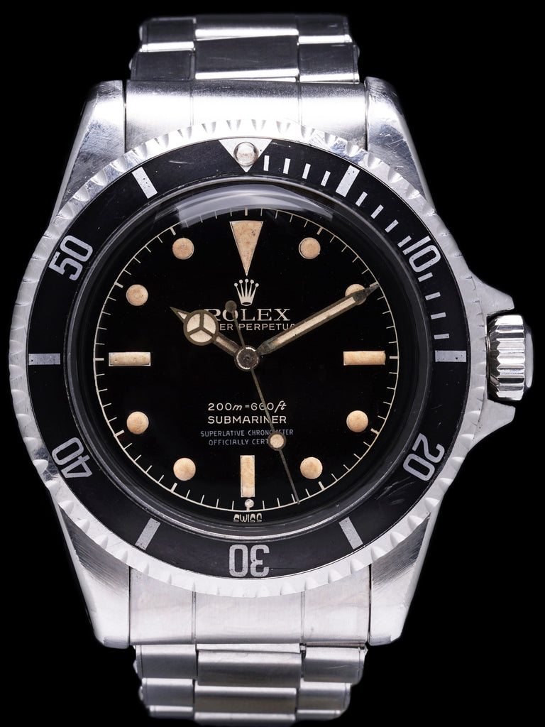 ***Unpolished*** 1962 Rolex Submariner (Ref. 5512) Gilt Chapter Ring Exclamation Dial W/ PCG