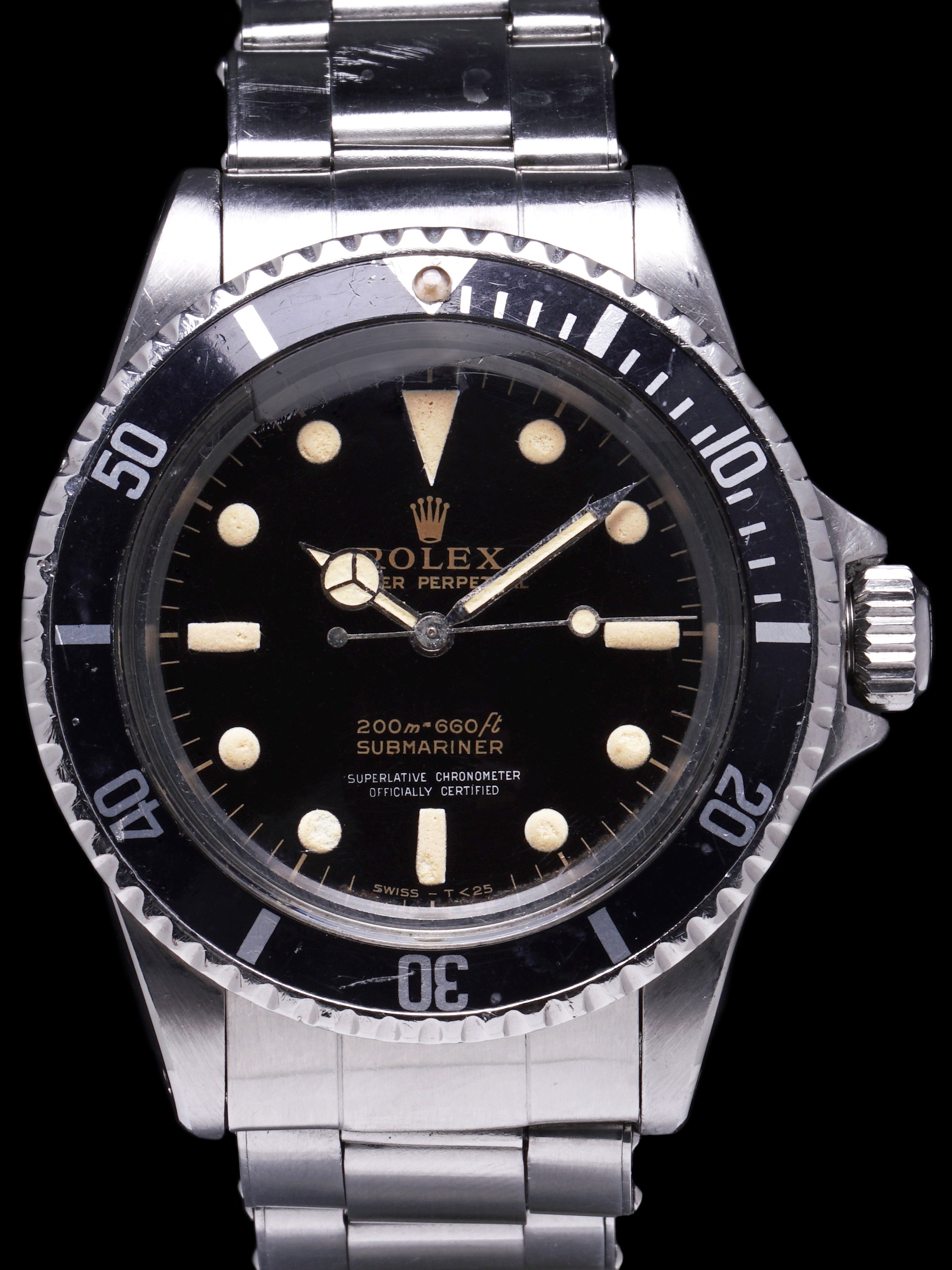 1966 Rolex Submariner (Ref. 5512) Two Color Gilt Dial
