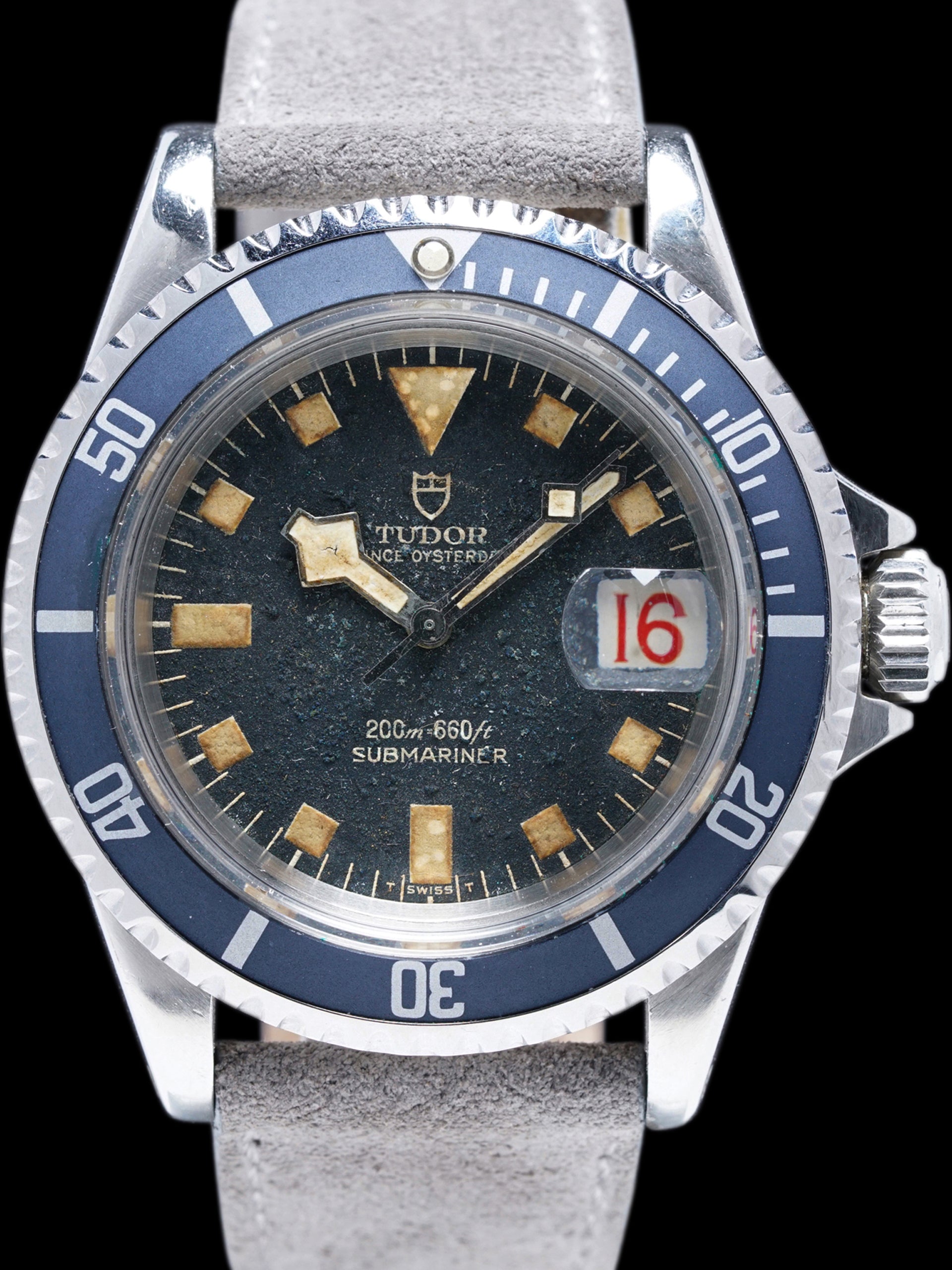 1969 Tudor Blue Snowflake Submariner (Ref. 7021/0) "Roulette Date"