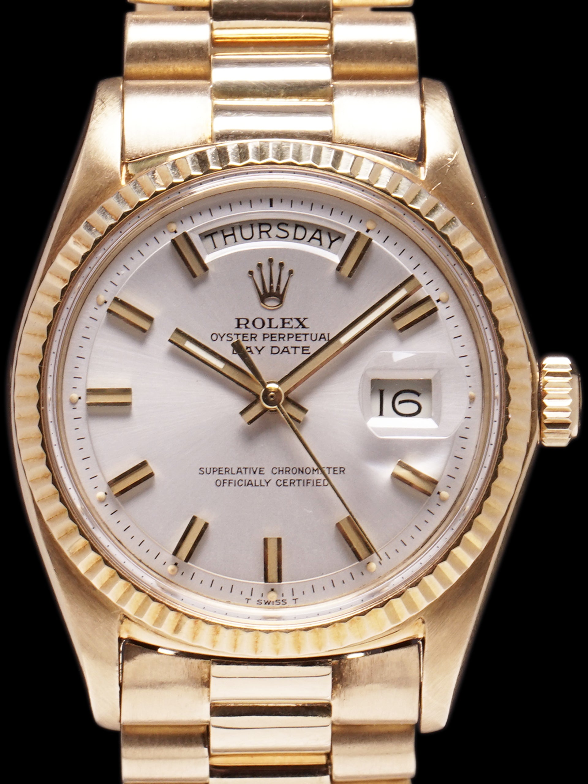 1971 Rolex Day-Date (Ref. 1803) 18K YG "Wide Boy"