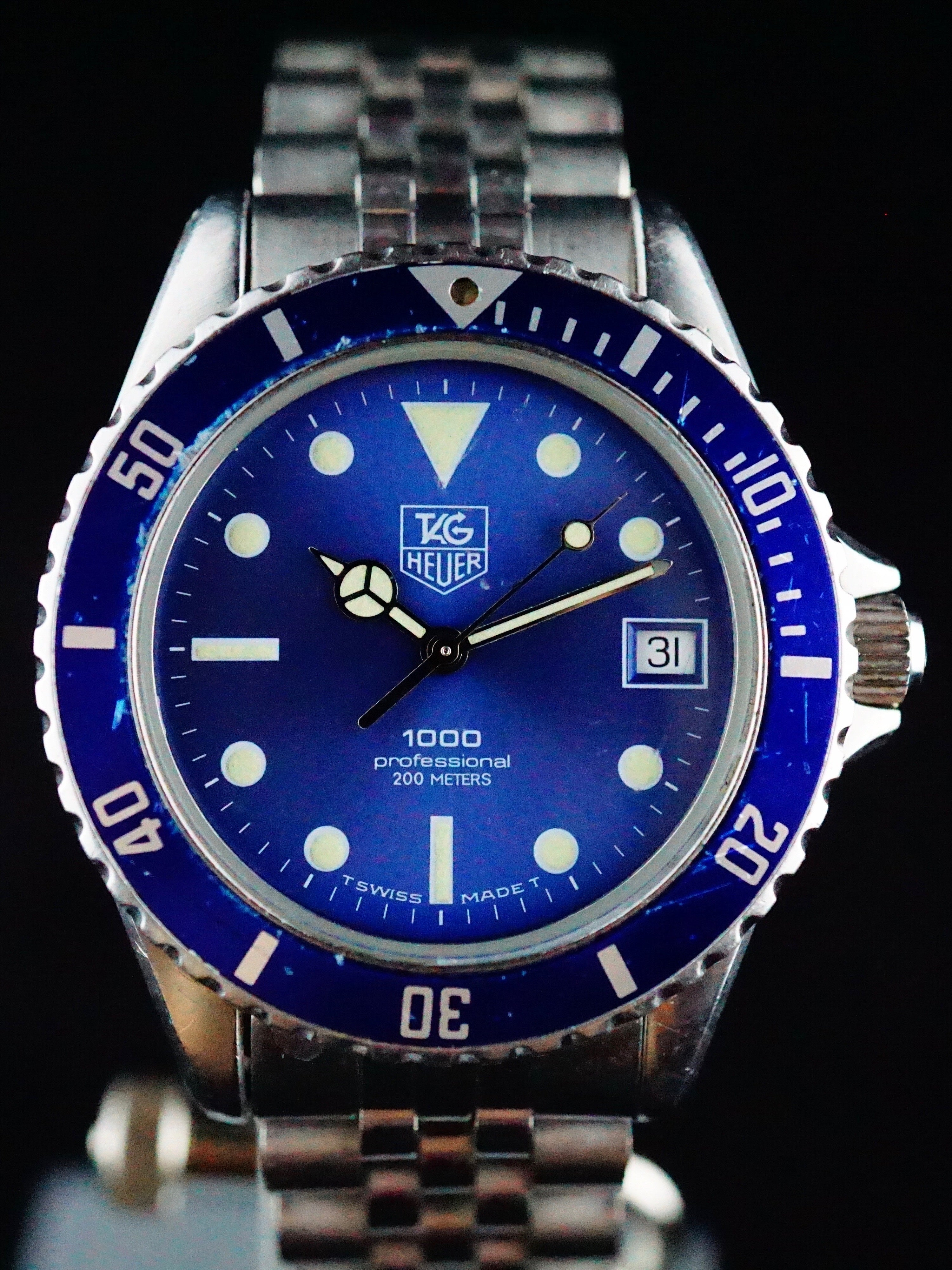 TAG Heuer 1000 Professional Diver Blue Dial (Ref 980.613N)