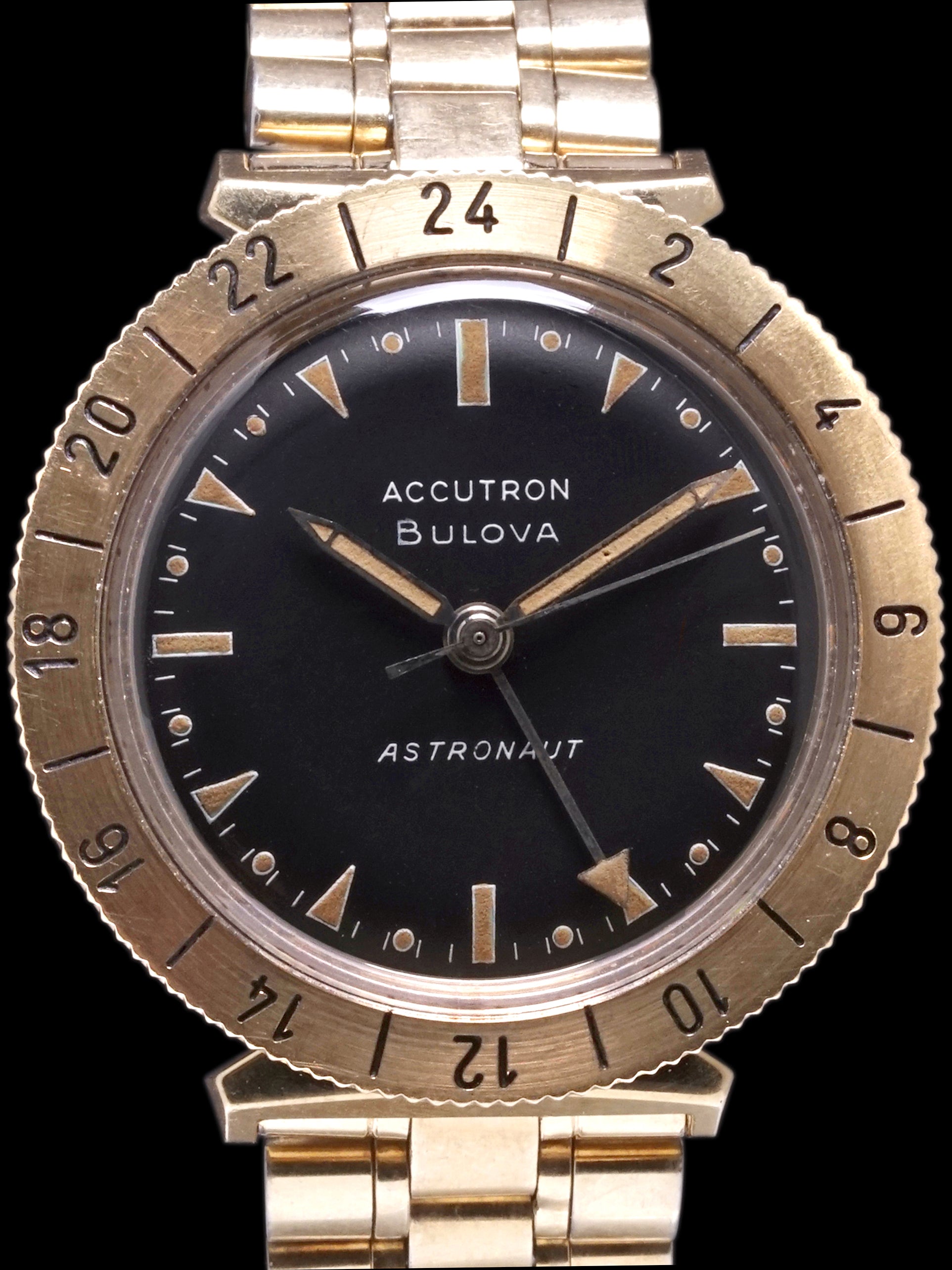 1965 Gold Bulova Accutron Astronaut GMT
