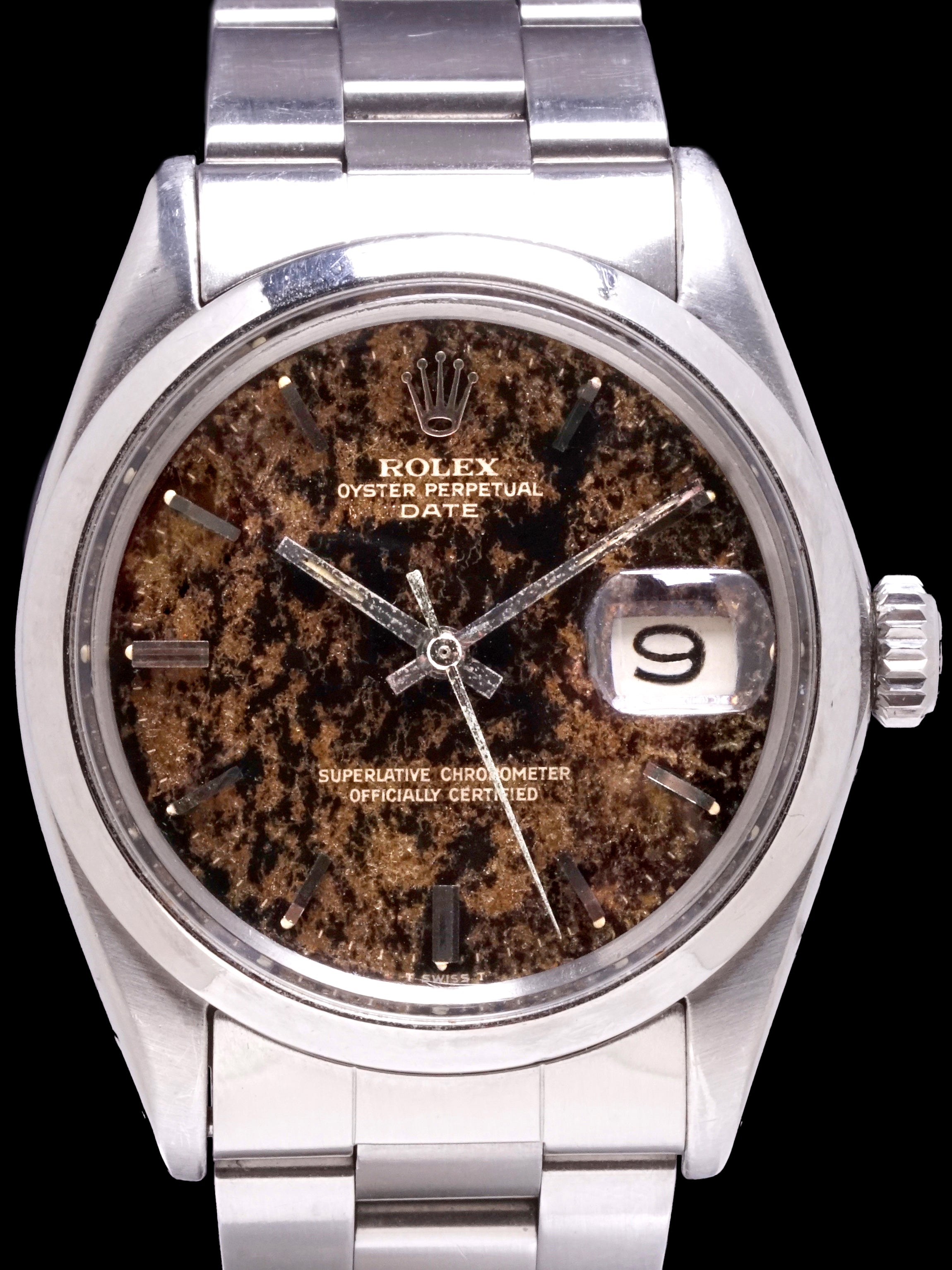 Tropical 1967 Rolex Oyster-Perpetual Date (Ref. 1500) Gilt Dial