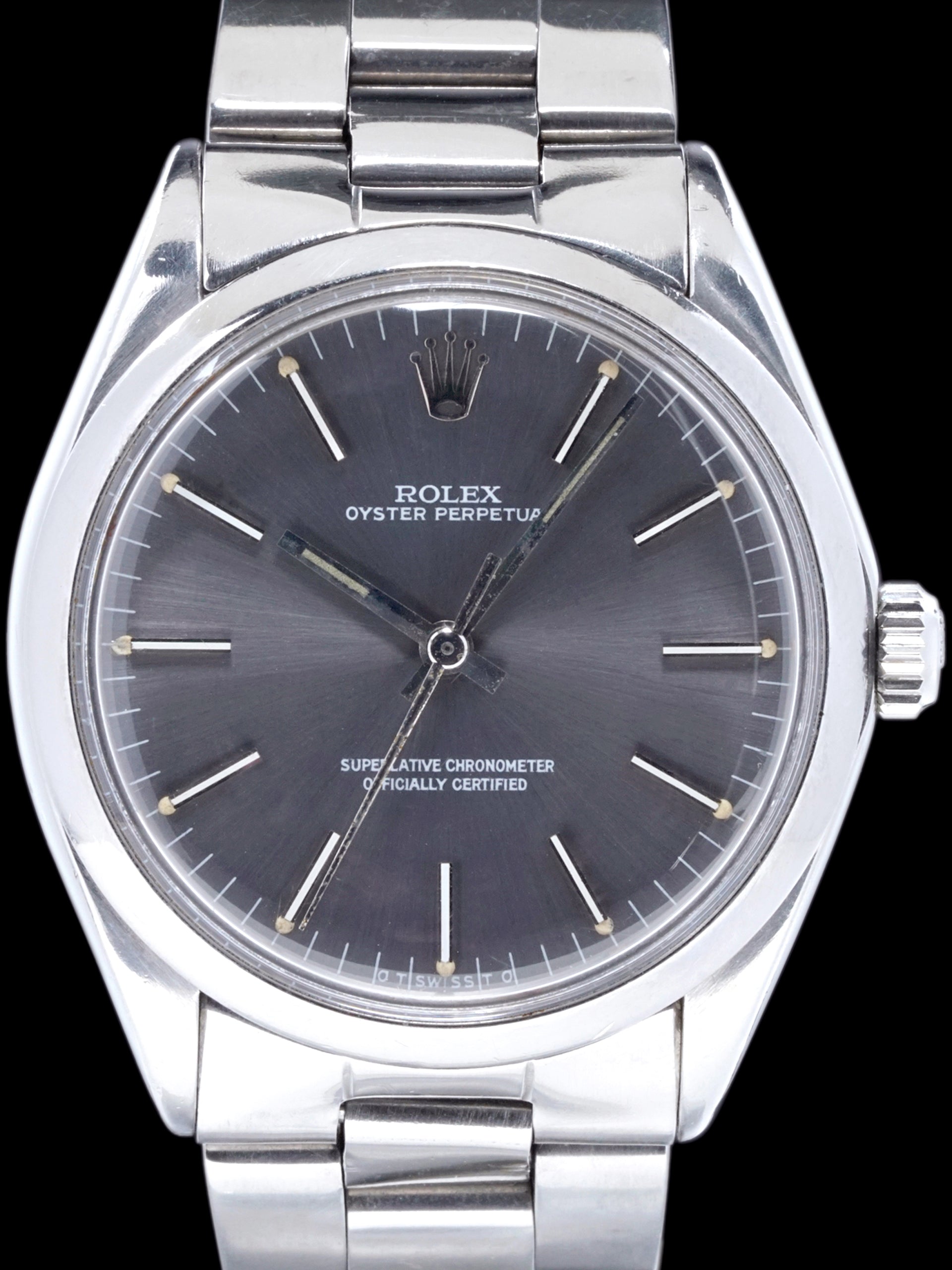 1975 Rolex Oyster-Perpetual (Ref. 1002) Grey Sigma Dial