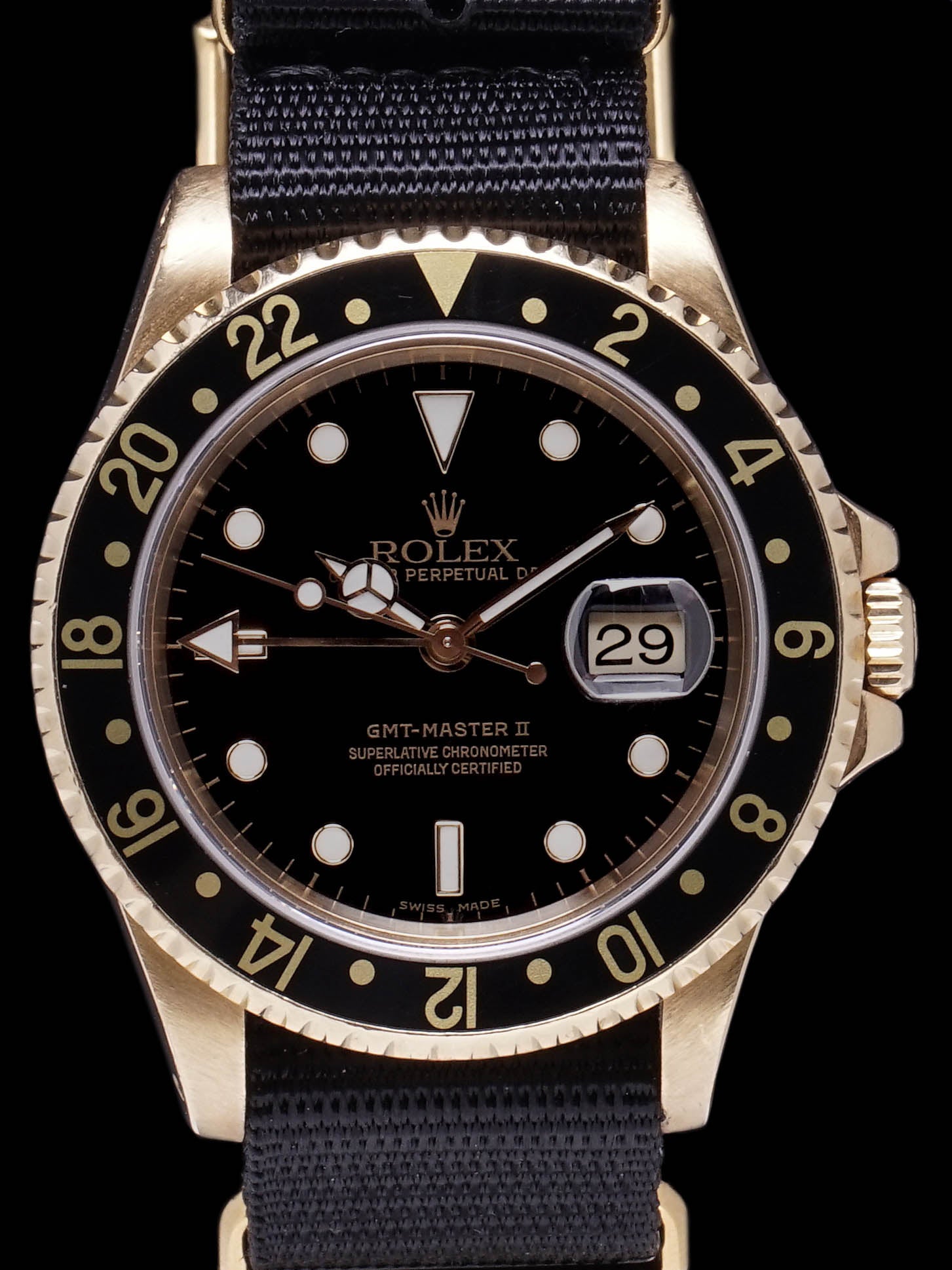 1999 Rolex GMT-Master II (Ref. 16718) 18k YG