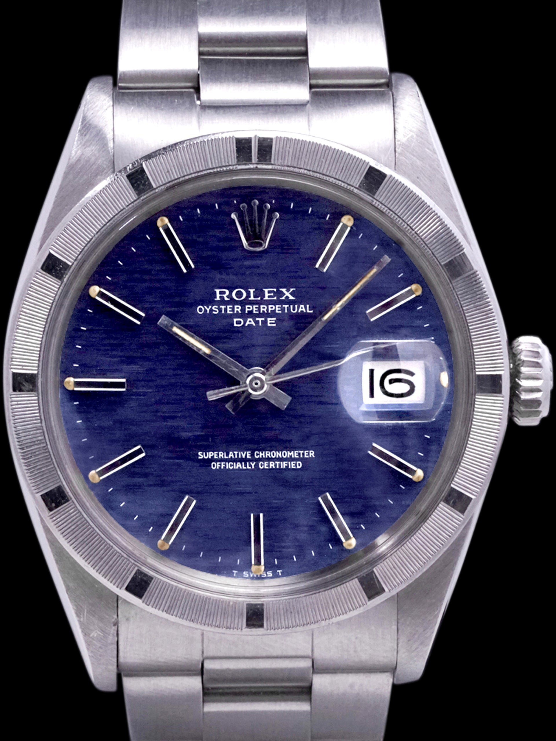 1971 Rolex Oyster-Perpetual Date (Ref. 1501) "Blue Mosaic Dial"