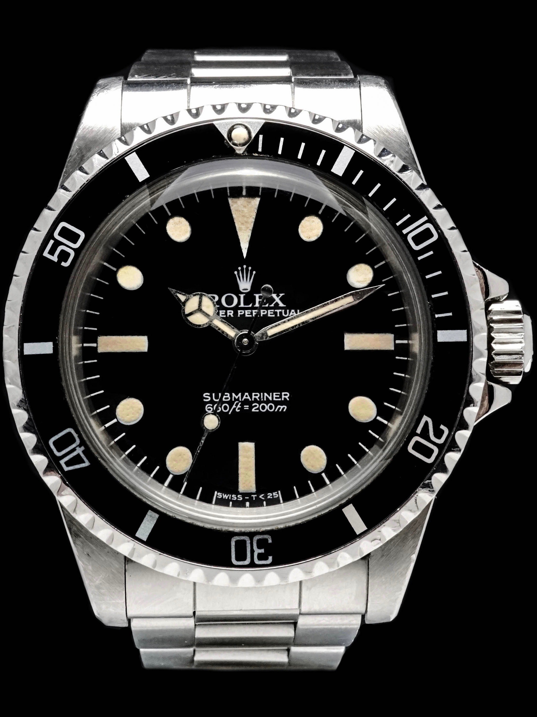 1982 Rolex Submariner (Ref. 5513) Mk. V Maxi Dial With Box, Papers, and RSC Papers
