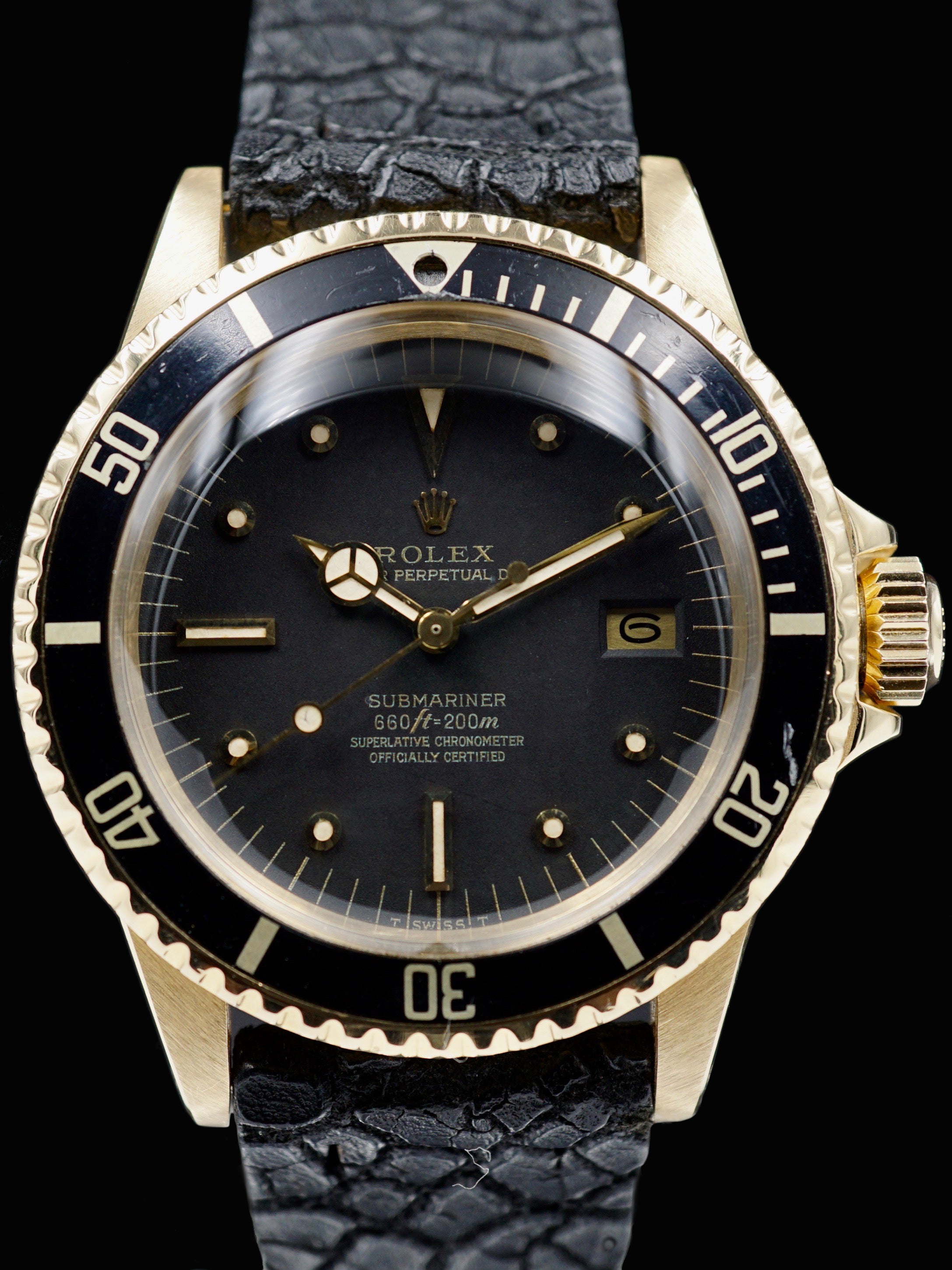 1979 Rolex Submariner (Ref. 1680) 18k YG "Unpolished Case"