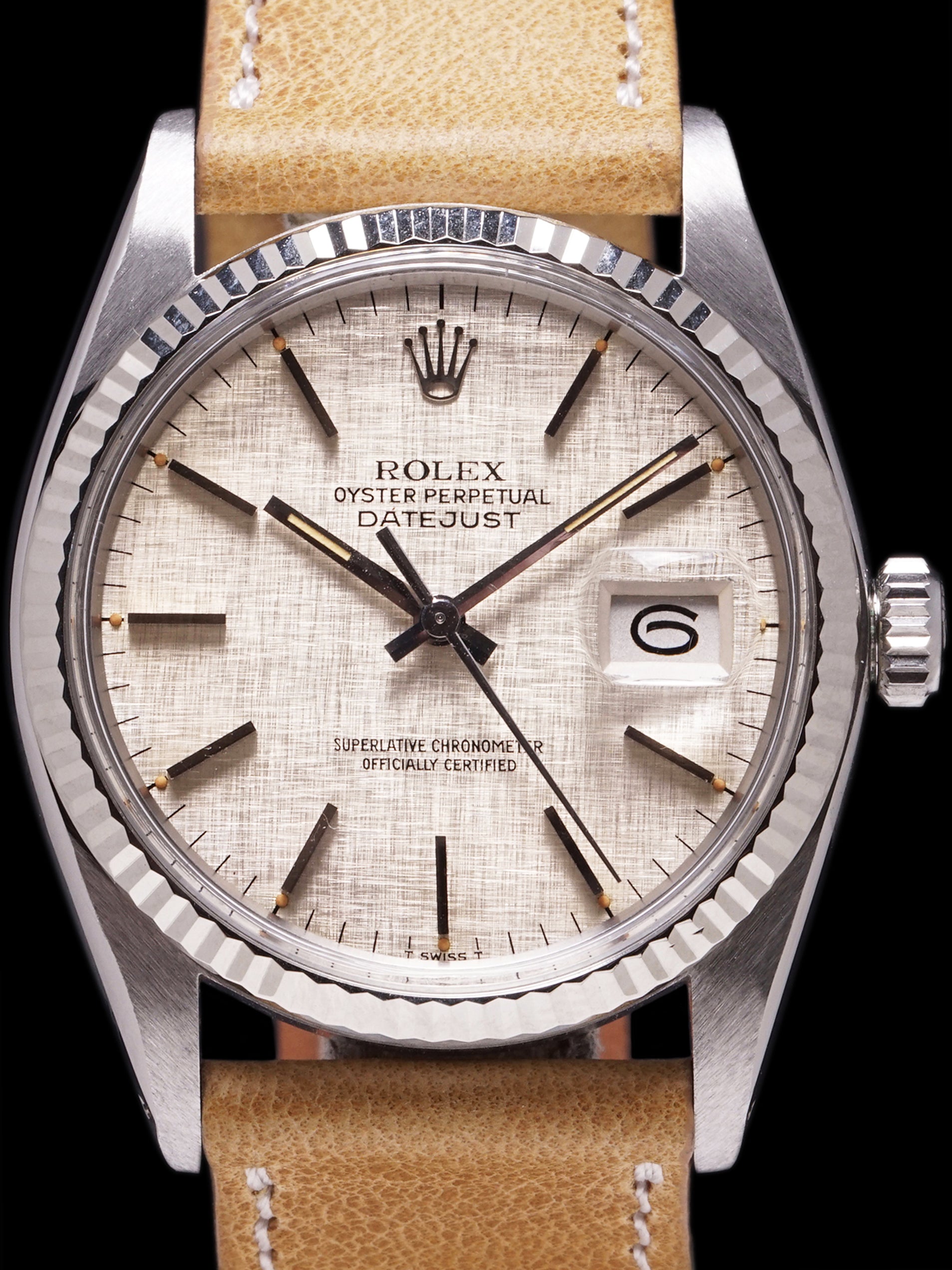 1979 Rolex Datejust (Ref. 16014) Linen Dial