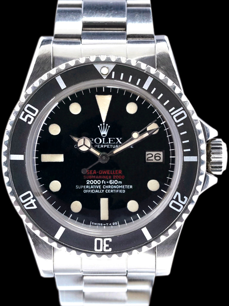 *Transitional* 1977 Rolex Double Red Sea-Dweller (Ref. 1665) "Mk. IV" W/ Box & Papers