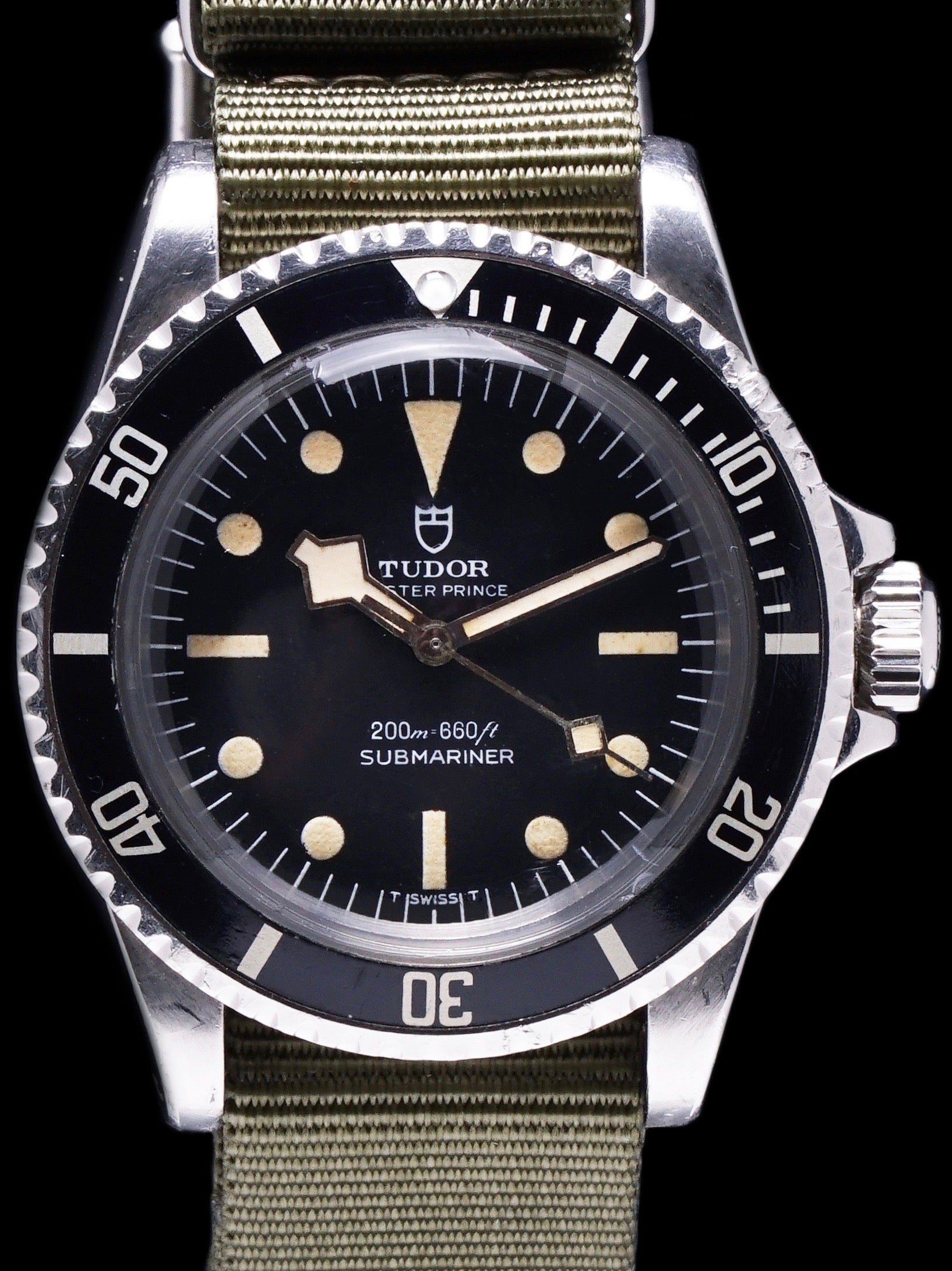 ***RARE*** 1978 R.C.N Tudor Submariner (Ref. 9401/0) "Hybrid Snowflake"